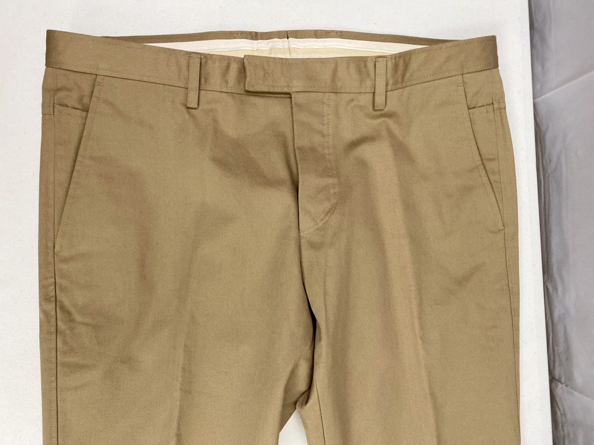 Gucci Gucci 🇮🇹 brown metal leather logo drill pants 36 Vintage NW Size US 36 / EU 52 - 8 Thumbnail