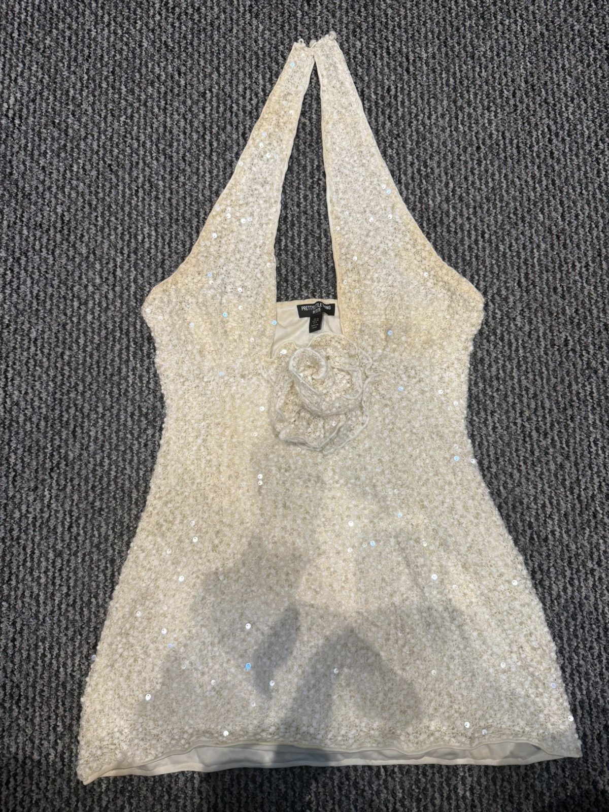Other Sequin dress in off white Size M / US 6-8 / IT 42-44 - 1 Preview