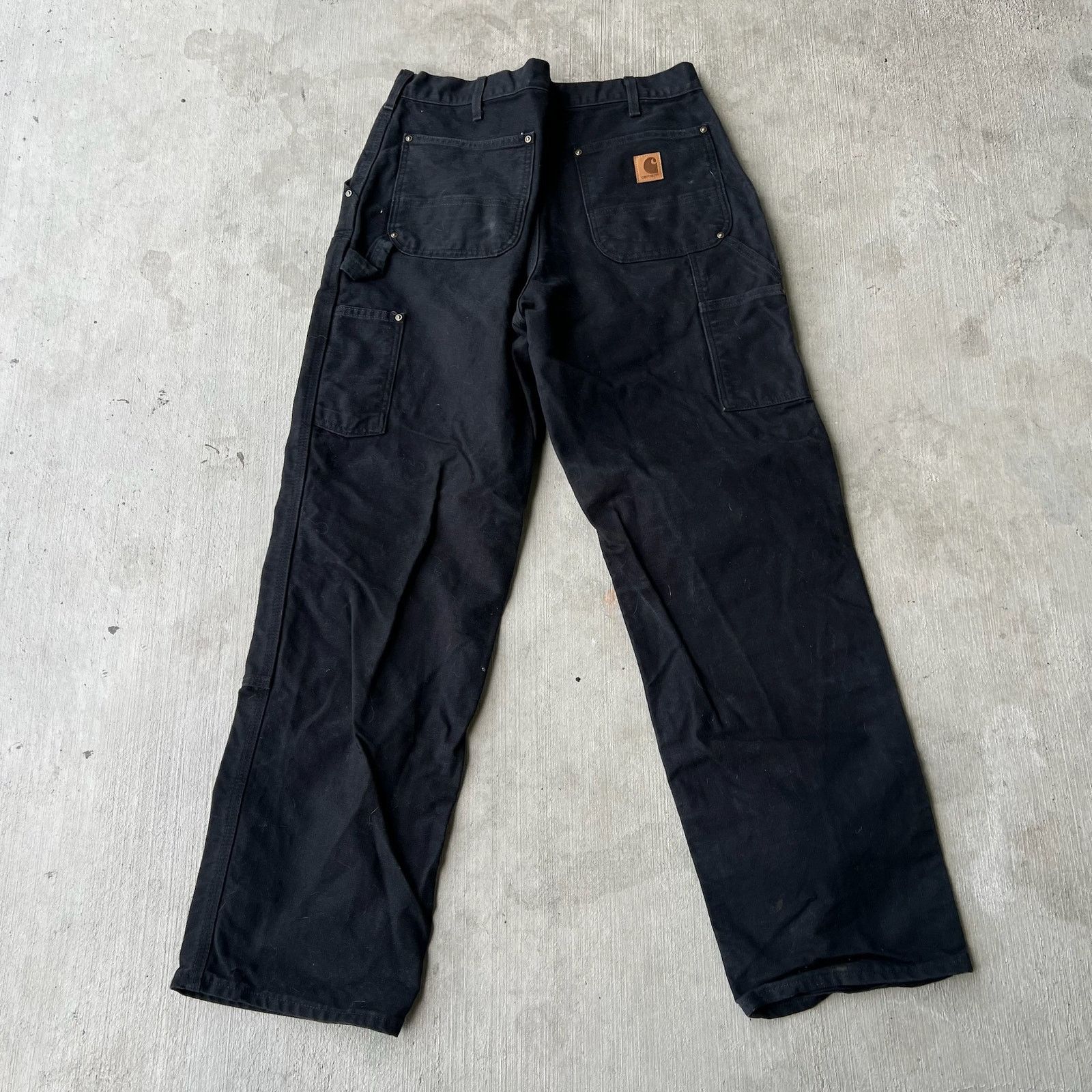 Carhartt × Vintage Carhartt black double knee work wear carpenter pants Size US 33 - 5 Thumbnail