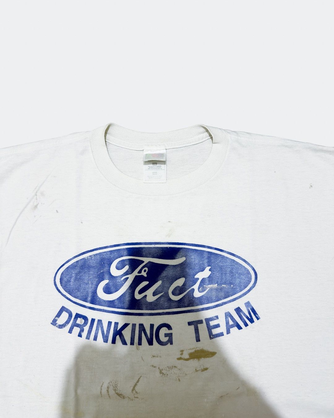 FUCT Thrashed 2000 FUCT Drinking Team Short Sleeves Size US XL / EU 56 / 4 - 3 Thumbnail