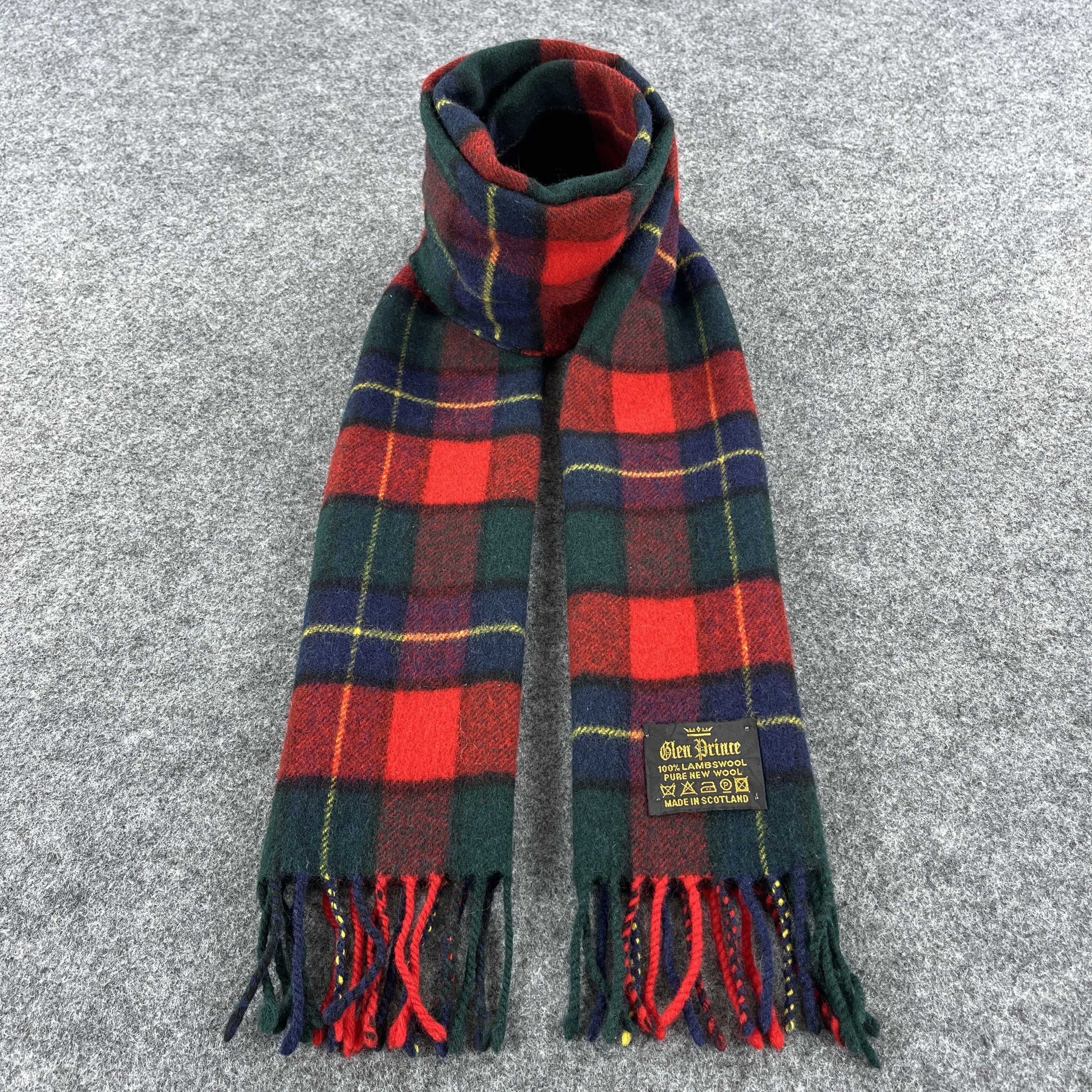 Vintage Glen Prince Scarf / Muffler / Neckwear T1448 Size ONE SIZE - 1 Thumbnail