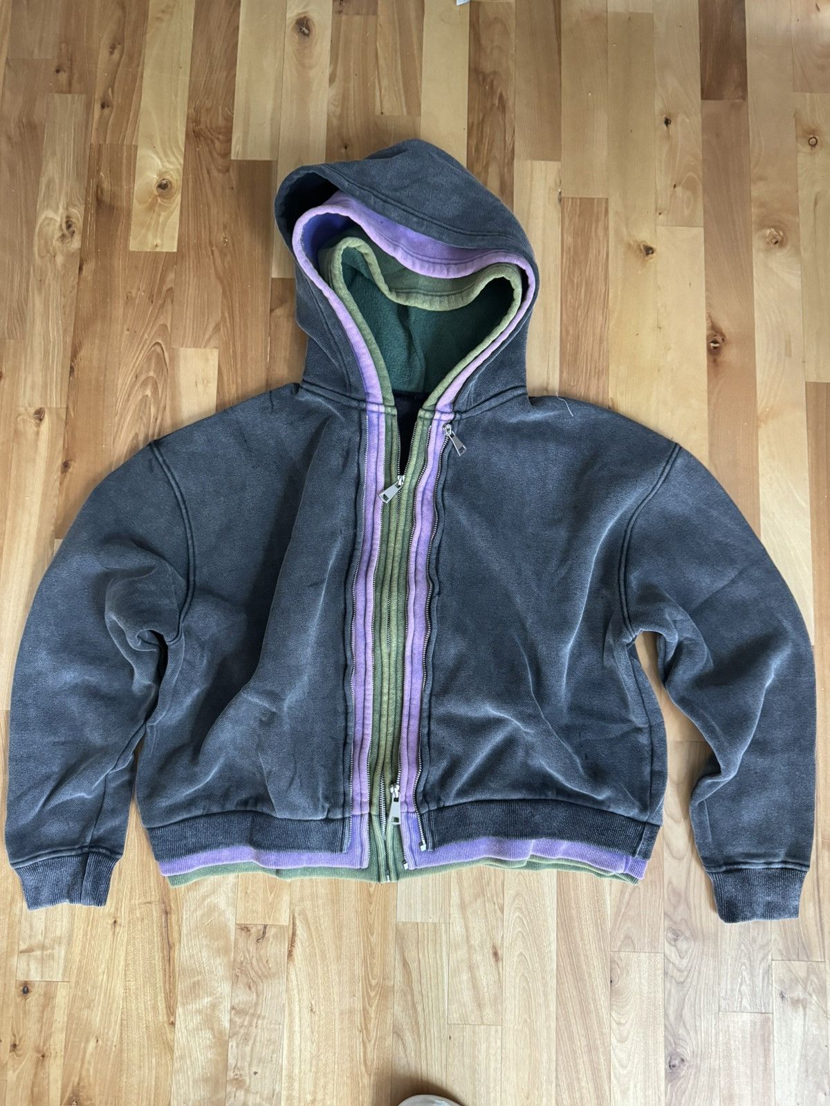 image of The Gv Gallery 3 Zip Splice Hoodie, Men's (Size Small)