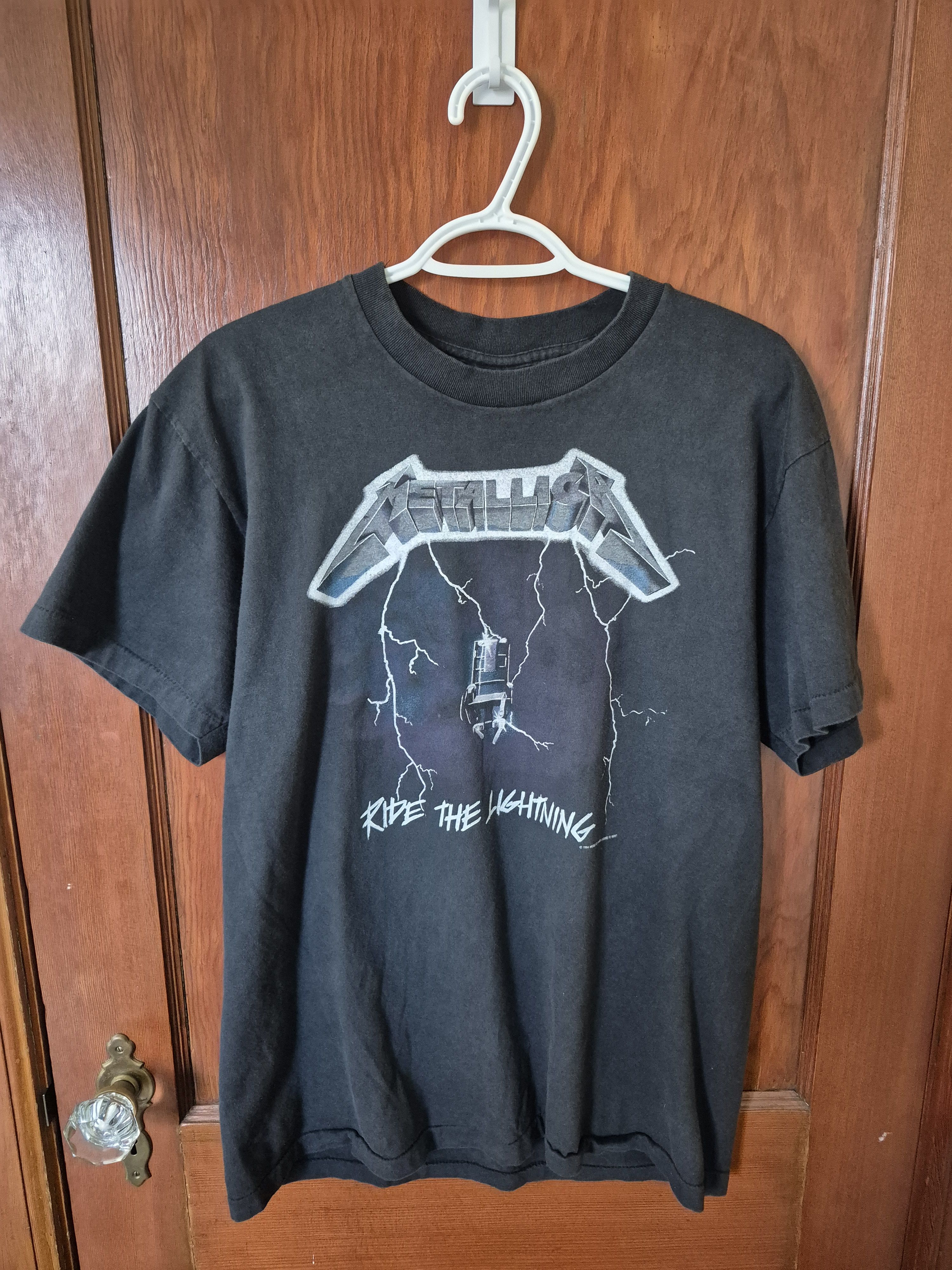Metallica 90's Vintage Metallica Ride The Lightning Tee Size US L / EU 52-54 / 3 - 1 Thumbnail