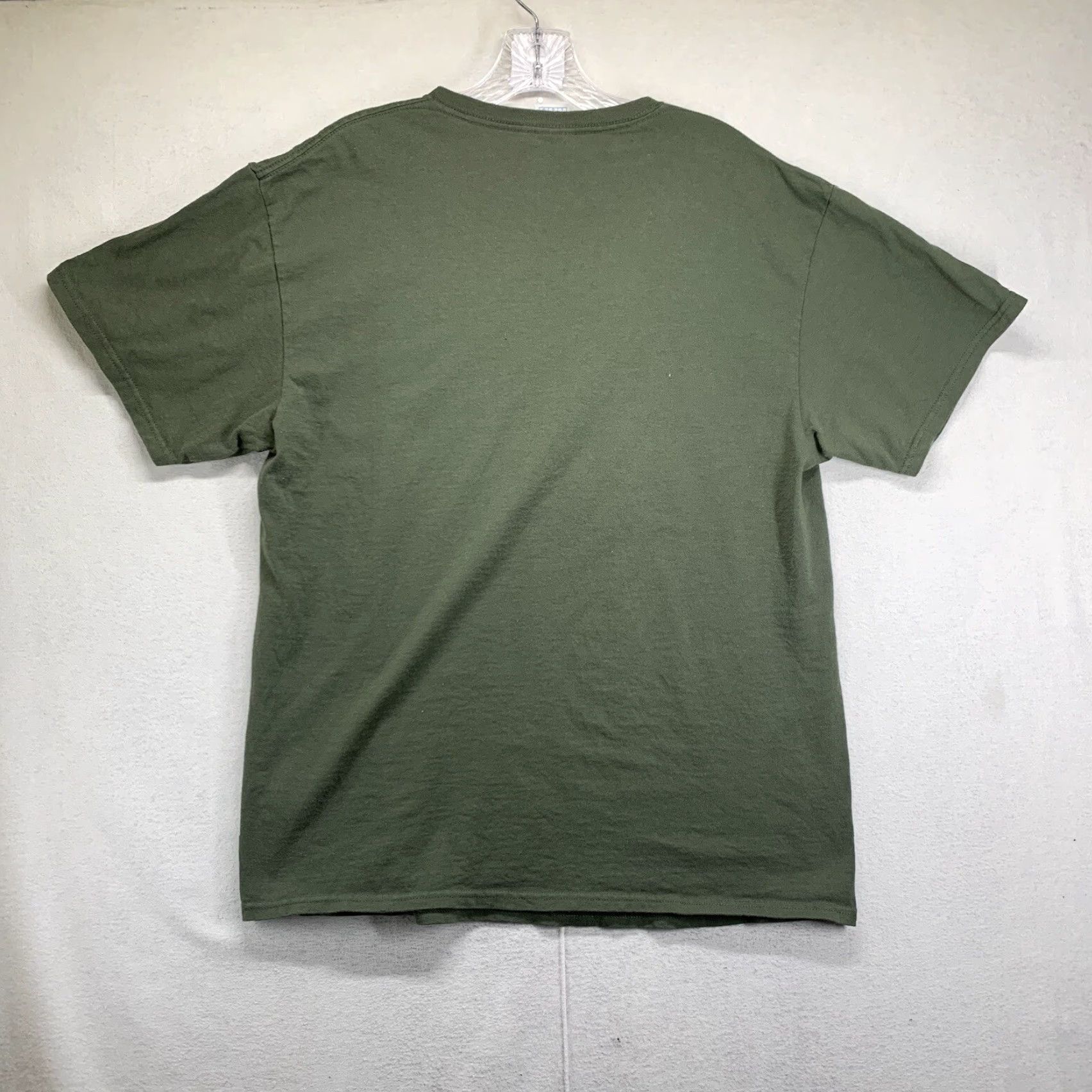 Delta VINTAGE Delta T-Shirt Men Adult Large Green 80s 90s Funny Grunge Hip Hop Punk USA Made Size US L / EU 52-54 / 3 - 7 Thumbnail