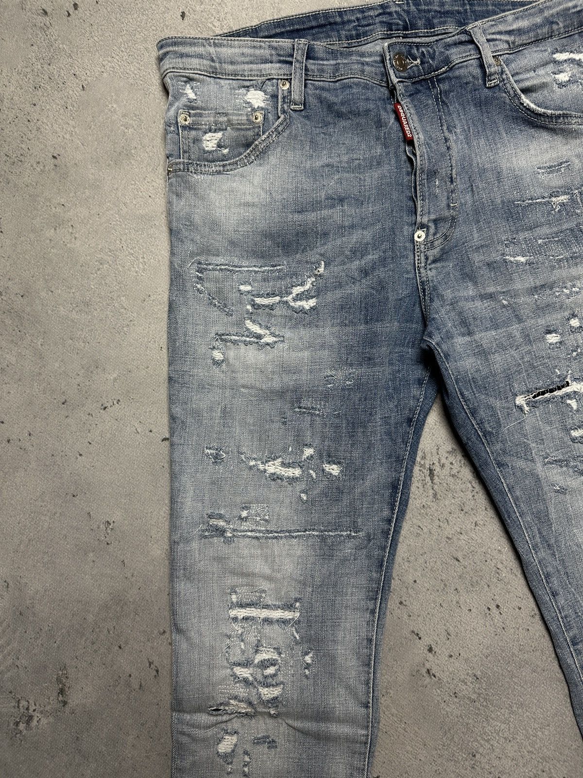 Dsquared2 Dsquared2 1964 Distressed Skater Jeans Luxury Pants y2k 00s Size US 32 / EU 48 - 5 Thumbnail