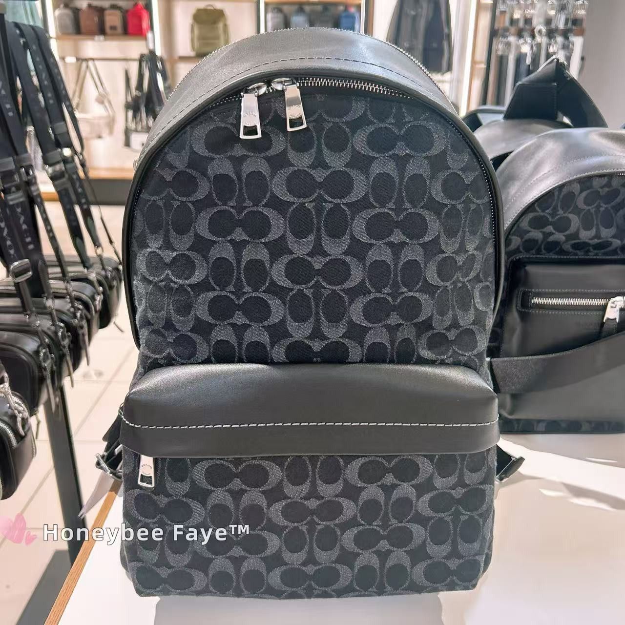 Coach Taylor Backpack In Signature Denim CDC49 Size ONE SIZE - 1 Thumbnail