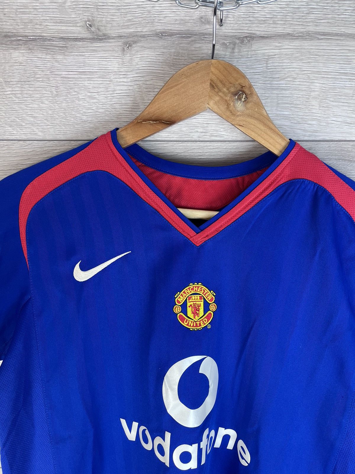 Nike Vintage Jersey Nike Manchester United Vodafone 2004/05 Size US S / EU 44-46 / 1 - 6 Thumbnail