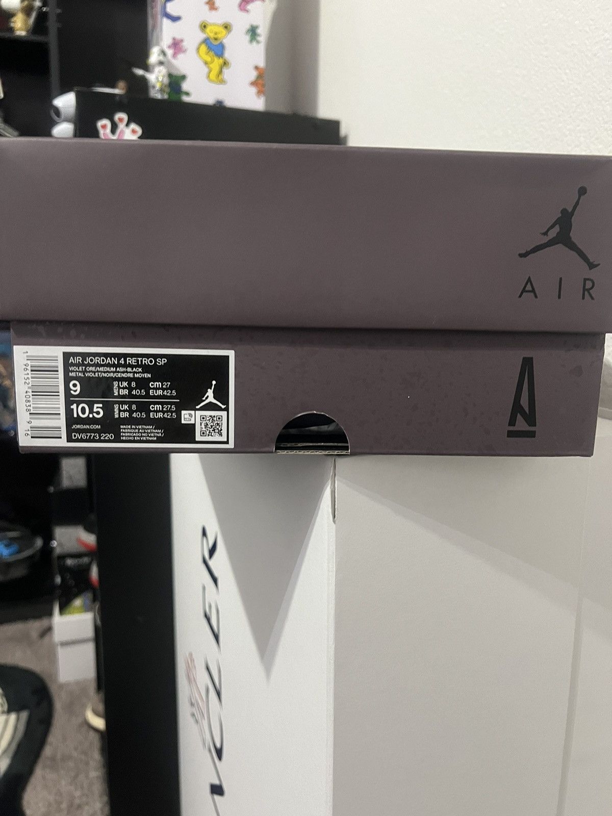 Designer Jordan 4 “A MA MANIERE” size 9 men Size US 9 / EU 42 - 4 Thumbnail