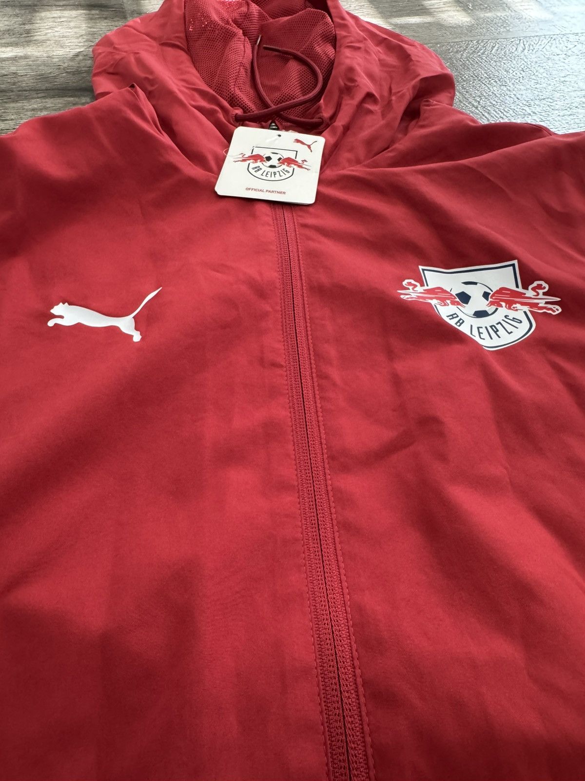 Puma RB Leipzig Prematch Jacket 24/25 Size US L / EU 52-54 / 3 - 2 Thumbnail