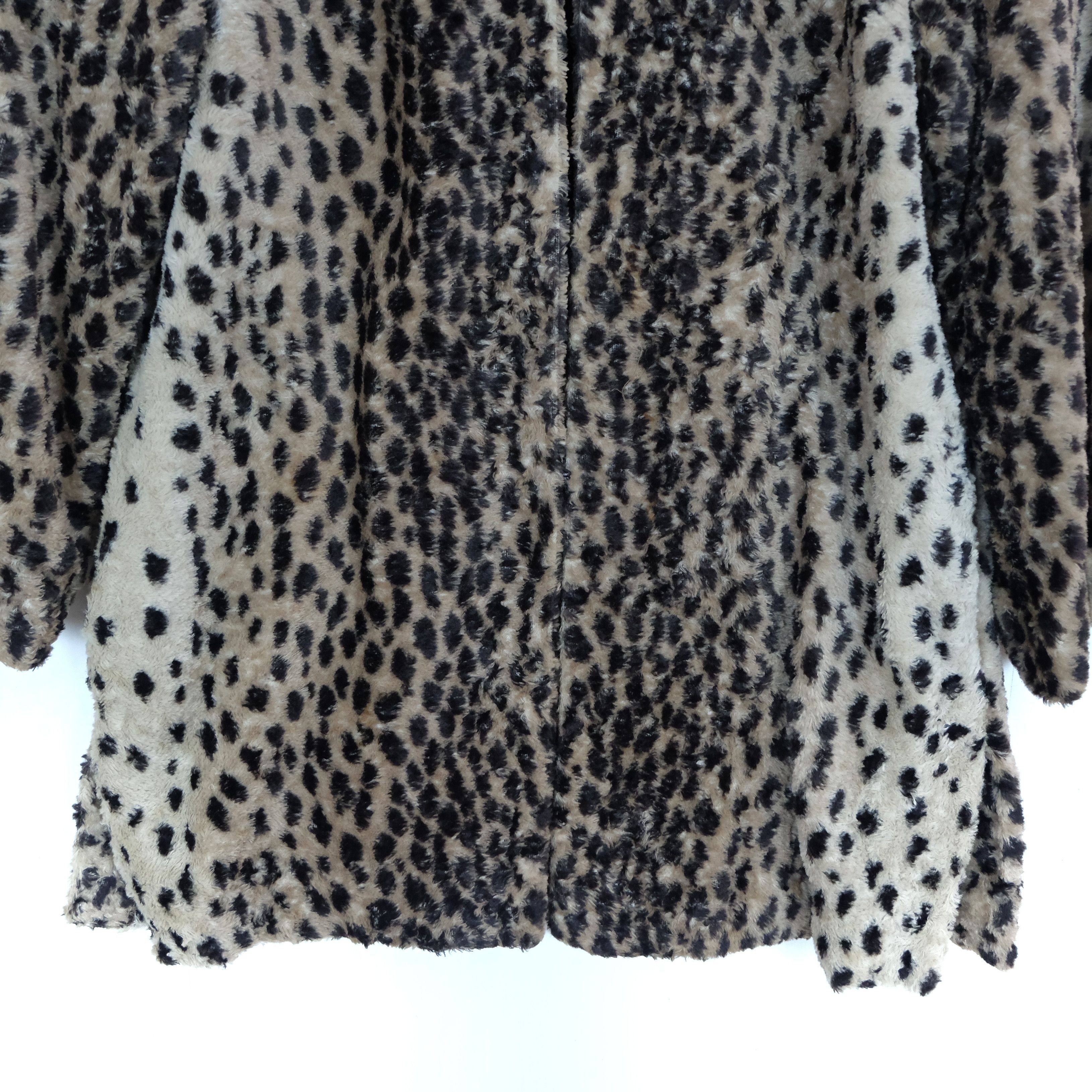 Japanese Brand Vintage Japan Tiger Faux Fur Style Jacket Size S / US 4 / IT 40 - 4 Thumbnail