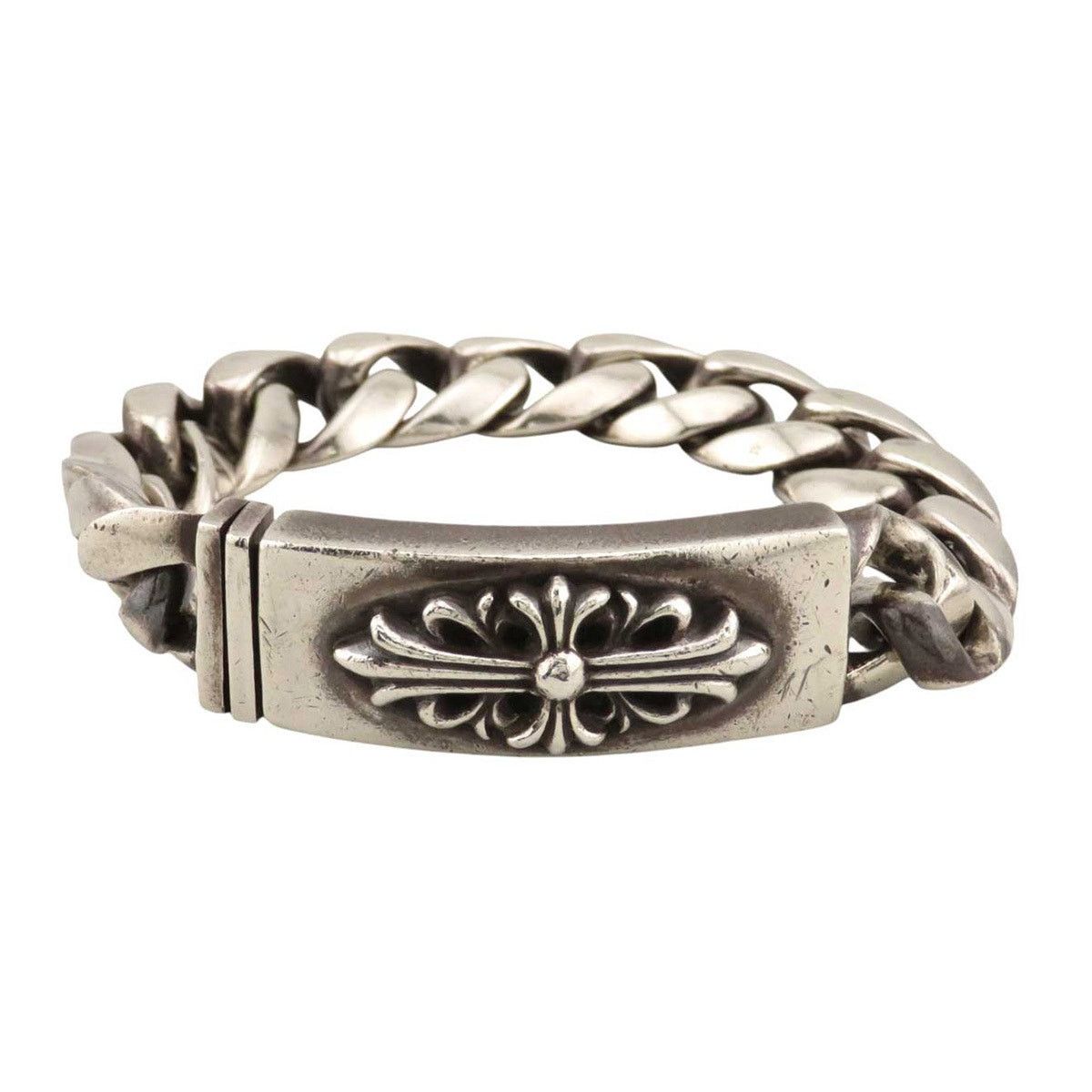 Chrome Hearts Chrome Hearts Floral Cross ID Bracelet 13