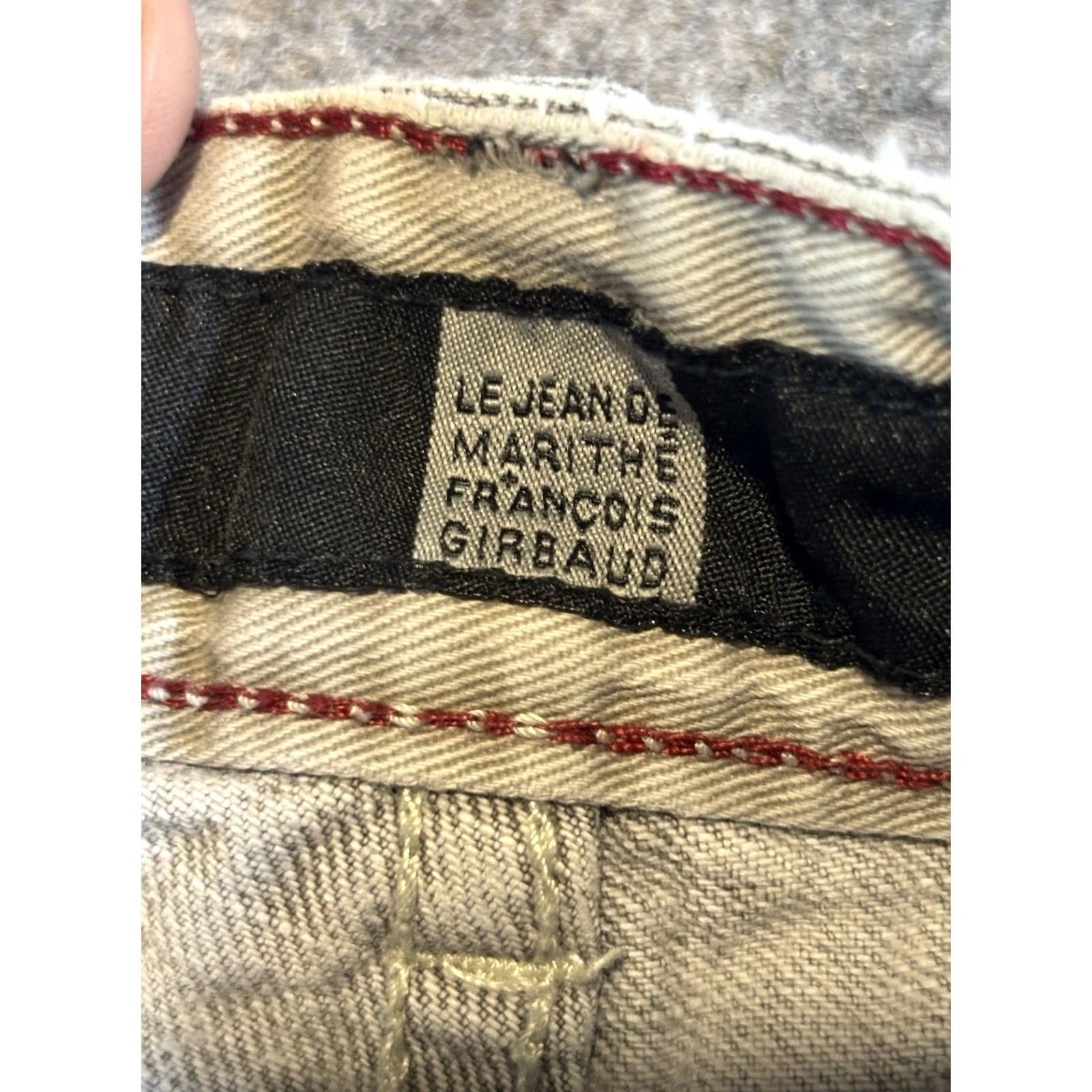 Vintage VINTAGE Girbaud Jeans Gray Men's 38M 38x32 Denim 5-Pocket Baggy Relaxed 90s Pocketed Logo France China Jeans Mens Gray 38x32 Size US 38 / EU 54 - 3 Thumbnail