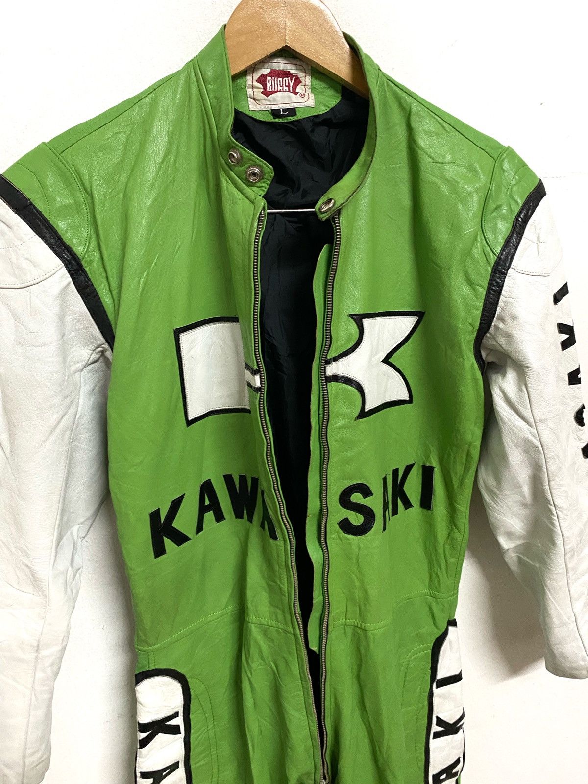 Sports Specialties KAWASAKI Leather Racing Suit Overall Size US 32 / EU 48 - 5 Thumbnail