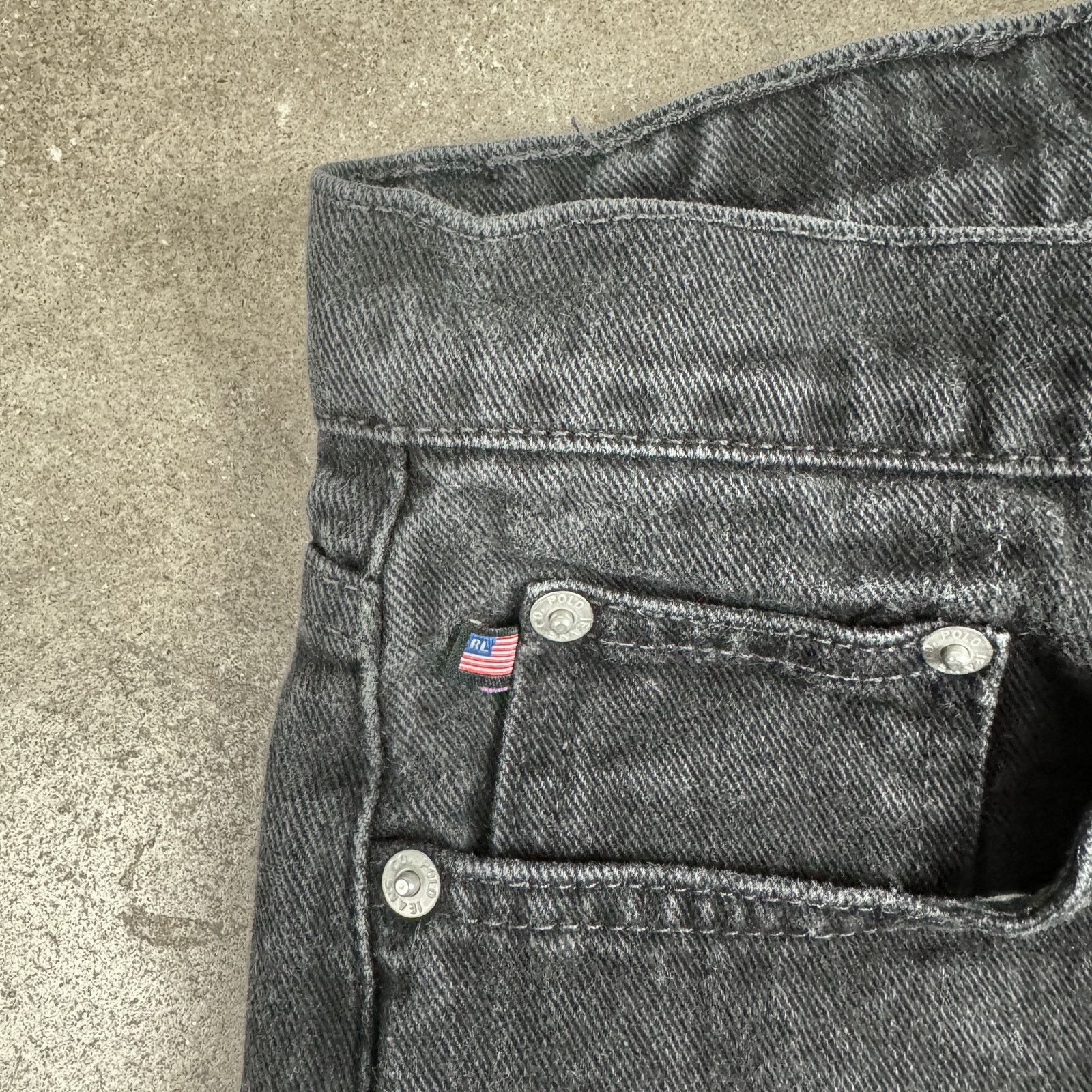 Polo Ralph Lauren Vintage Polo Jeans Co Ralph Lauren Women’s Black Denim Sz 8 Size 30" / US 8 / IT 44 - 5 Thumbnail