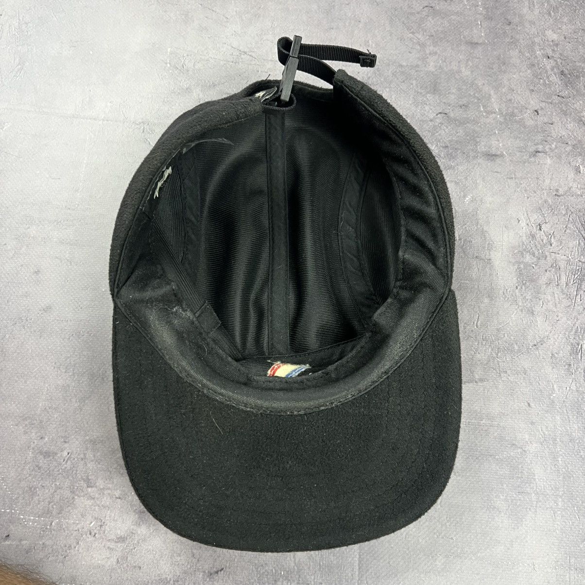 Stussy Rare! Stussy Fleece 5 Panel Logo Supreme Cap Size ONE SIZE - 7 Thumbnail