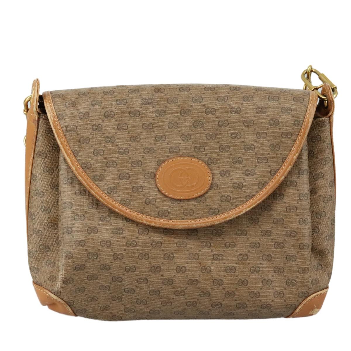Gucci GUCCI Micro GG Supreme Shoulder Bag Pvc Beige Gold Size ONE SIZE - 2 Thumbnail