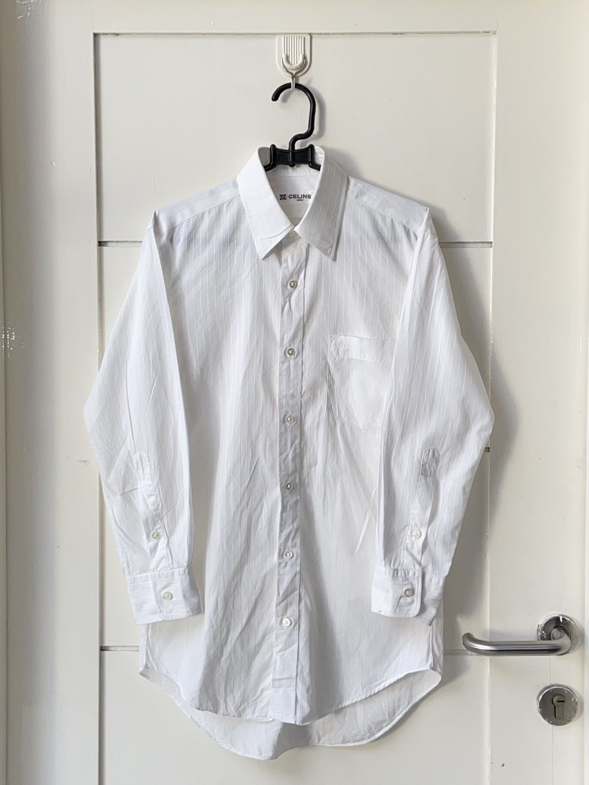 Celine CELINE PARIS White Shirt Size US XS / EU 42 / 0 - 1 Thumbnail