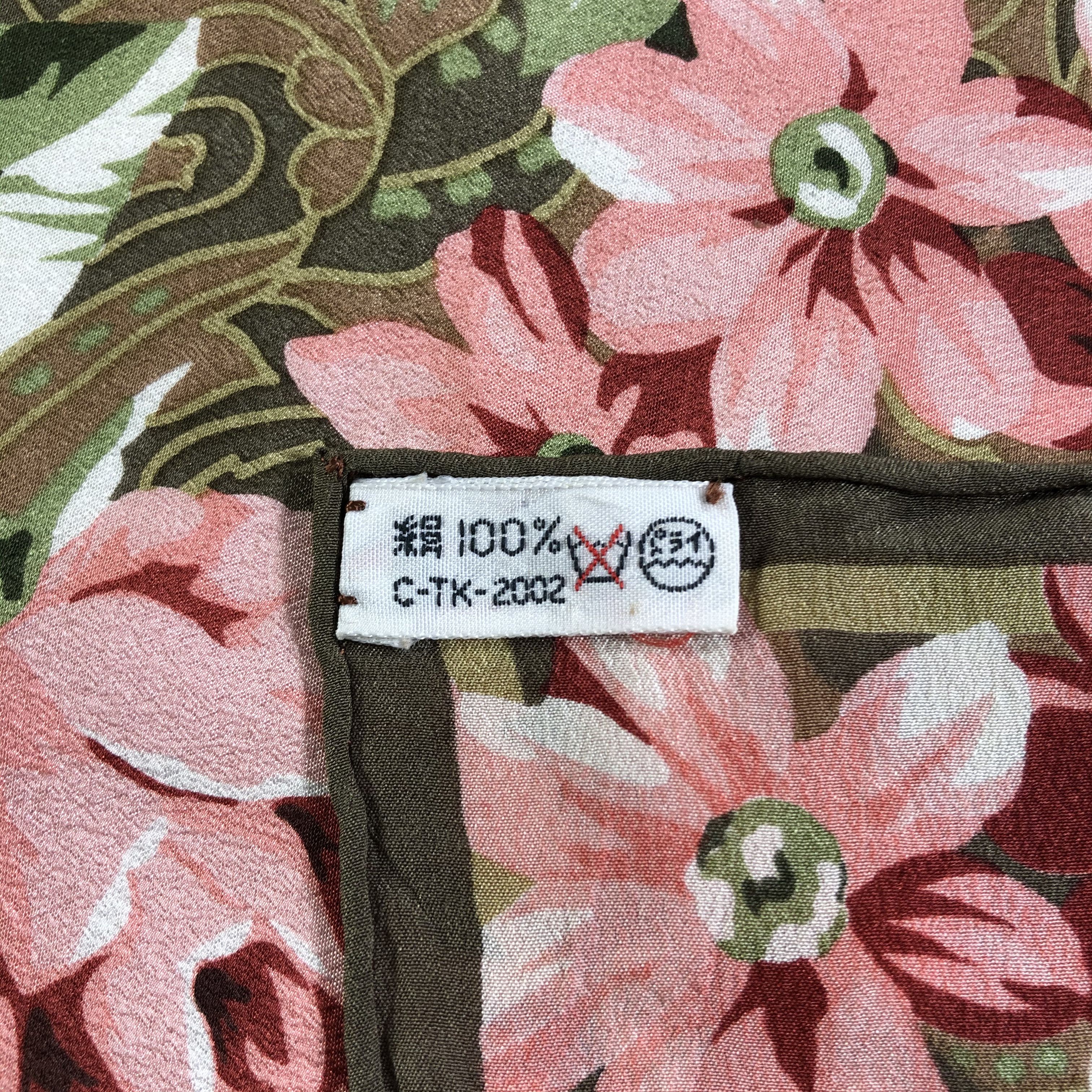Vintage Vintage Silk Scarf Size ONE SIZE - 6 Thumbnail