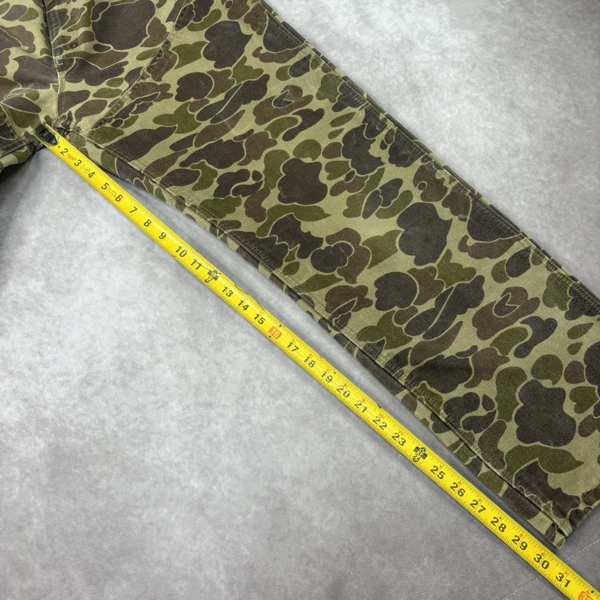 Carhartt × Vintage Vintage 1990s Carhartt Camo Double Knee Pants Size US 31 - 6 Thumbnail