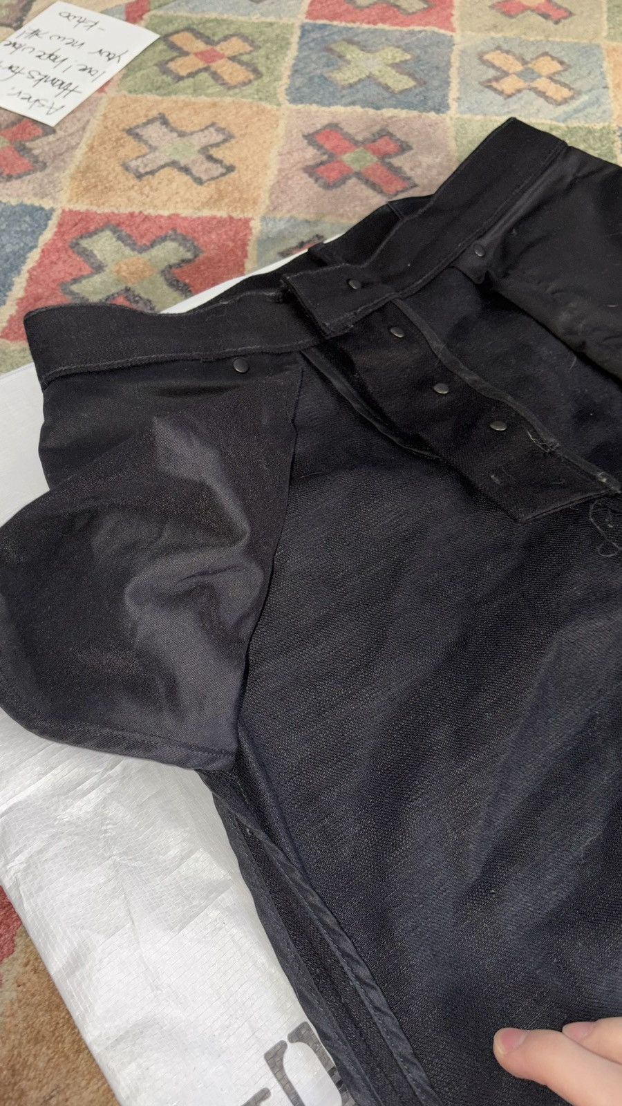K-Two Studios 16oz KTWO crosshatch bootcut denim Size US 32 / EU 48 - 5 Thumbnail