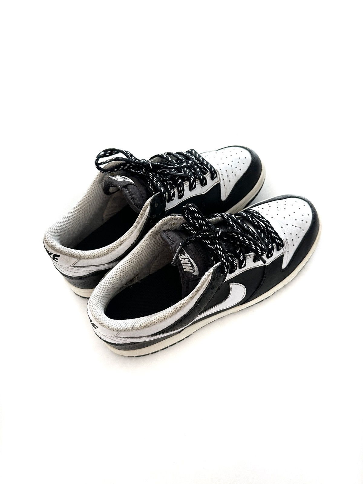 Nike Nike Dunk Low White Black Midnight Fog Size US 8.5 / EU 41-42 - 4 Thumbnail