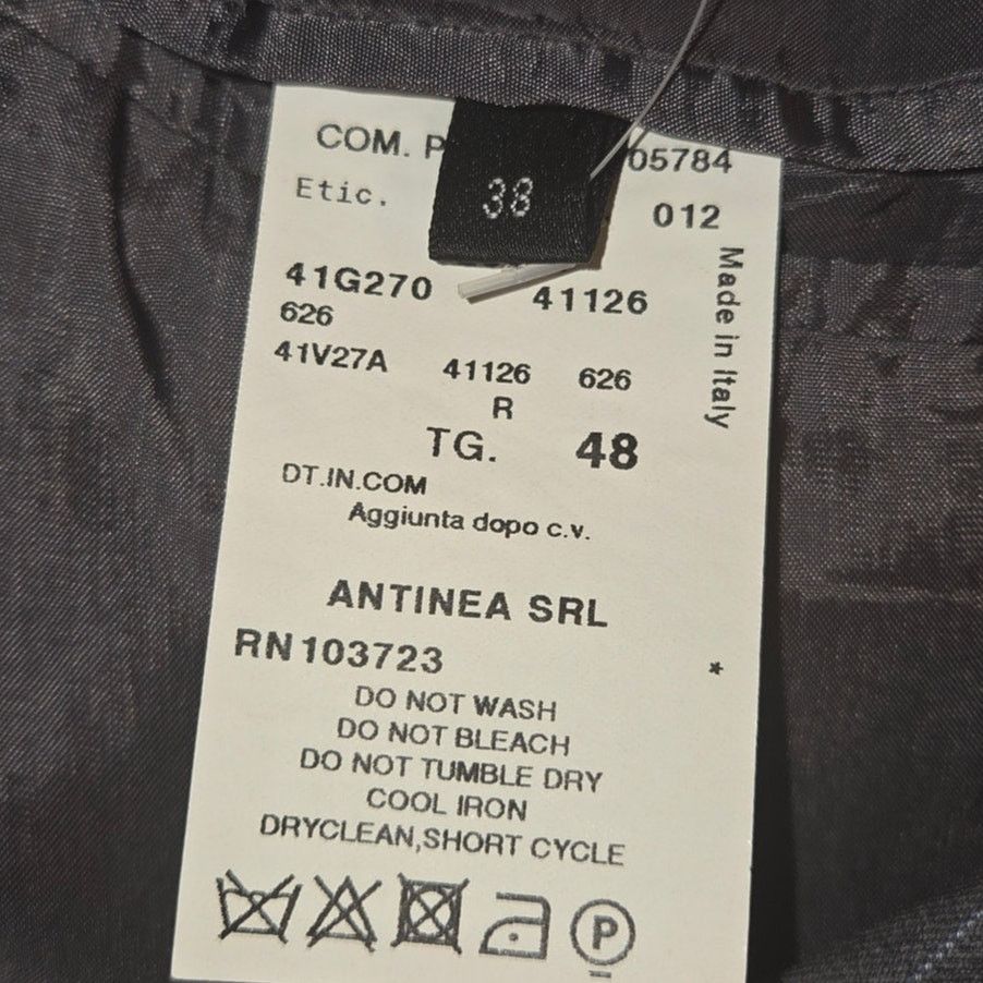 Emporio Armani Emporio Armani Grey Pinstripe Suit - Size 38R, Pants 29/30 Size 38R - 7 Thumbnail