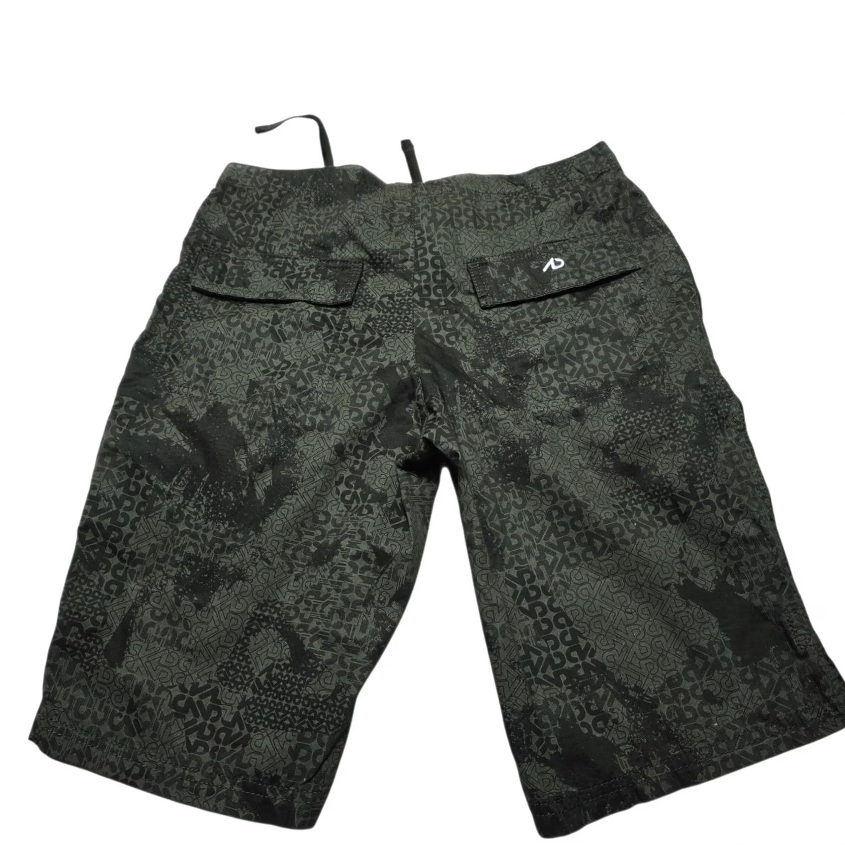 Nike VINTAGE Nike Athletic Department Women's Board Shorts Drawstring Y2k Small (4-6) Green Size 28" / US 6 / IT 42 - 5 Thumbnail