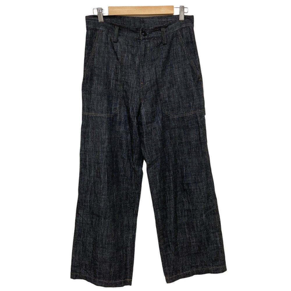 Other Yoji Yamamoto Yohji Yamamoto 8OZ DENIM Work Pants Textile Pants YT-P03-028 DUTY FREE for USA Size ONE SIZE - 1 Thumbnail