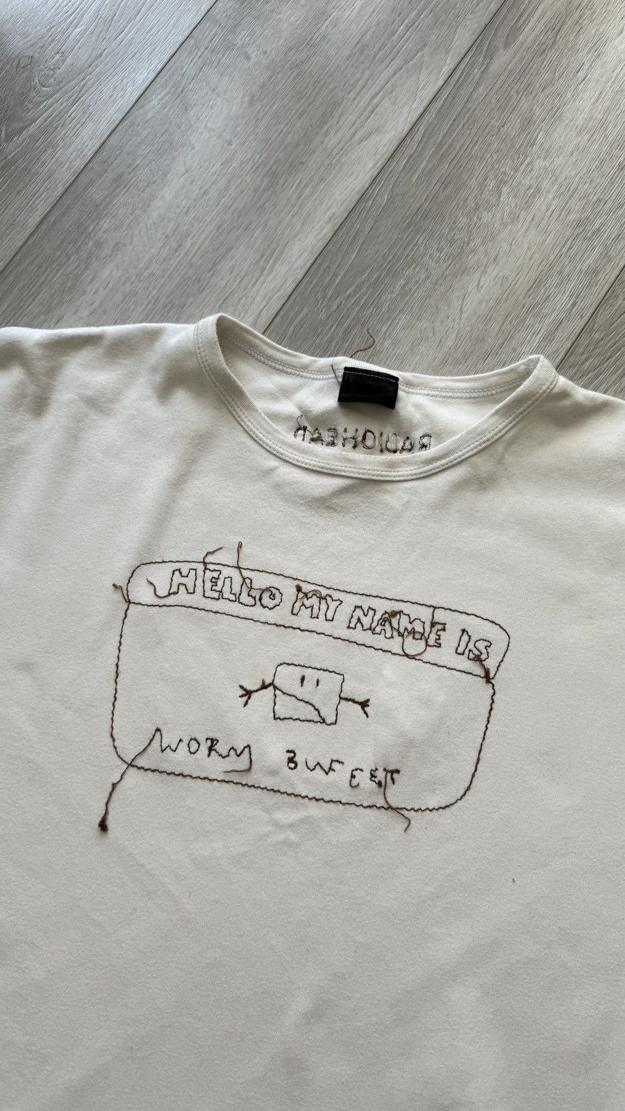 Band Tees × Vintage Vintage 1999 Radiohead Waste Product Tshirt Size US M / EU 48-50 / 2 - 1 Thumbnail