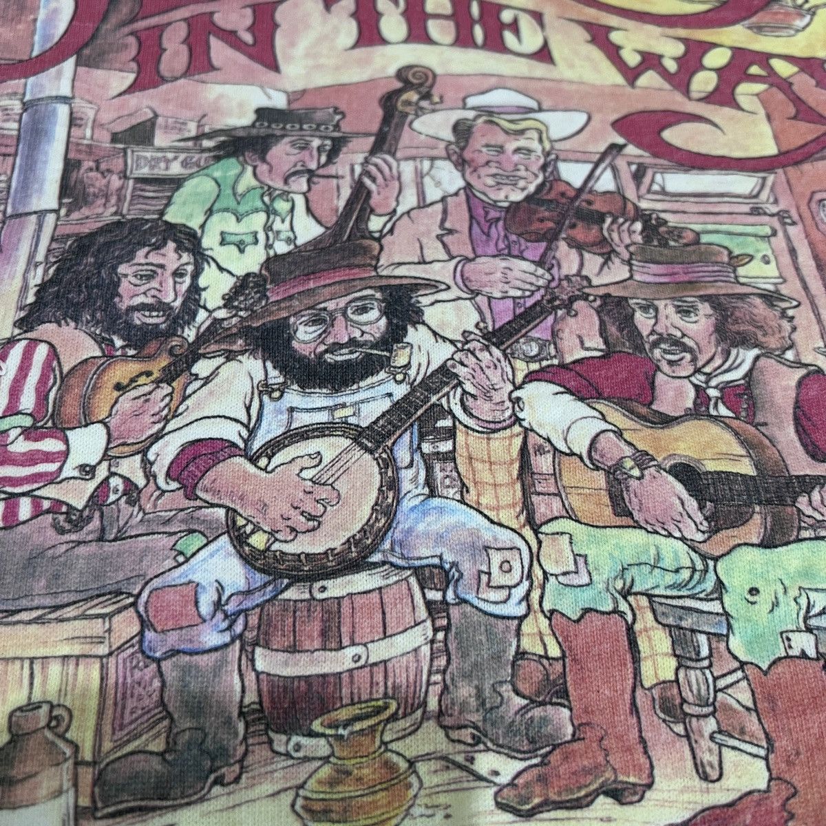 Band Tees × Vintage Vintage Old & In The Way Jerry Garcia Artwork By Greg Irons Size US XXL / EU 58 / 5 - 3 Thumbnail