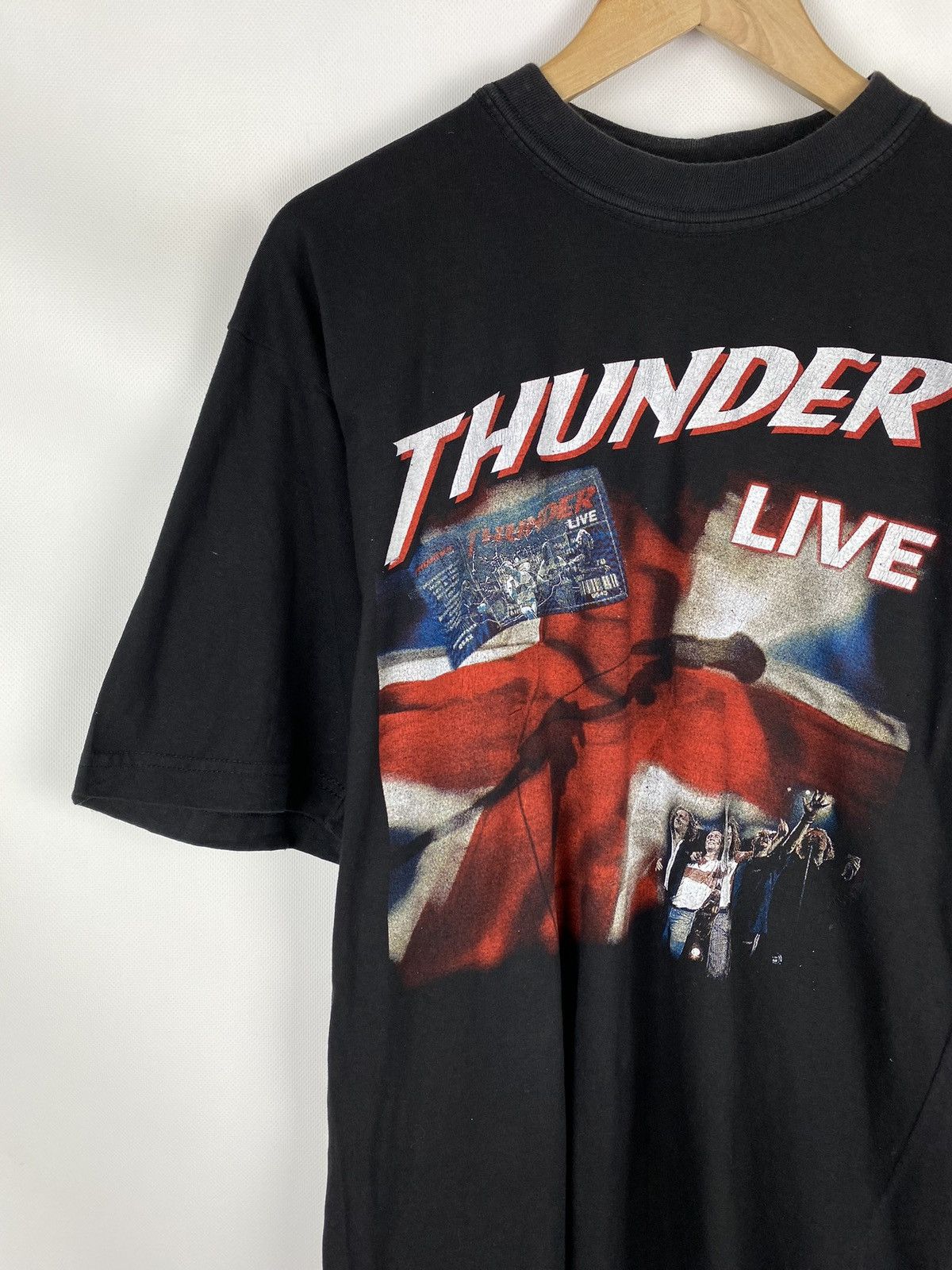 Band Tees Thunder Live vintage band heavy metal rock tour 1998 t shirt Size US XL / EU 56 / 4 - 4 Thumbnail