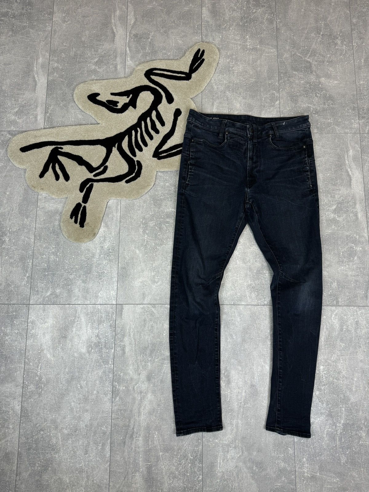 G-Star Mens G Star Raw D- STAQ 3D SUPER SLIM jeans pants Size US 31 - 1 Thumbnail