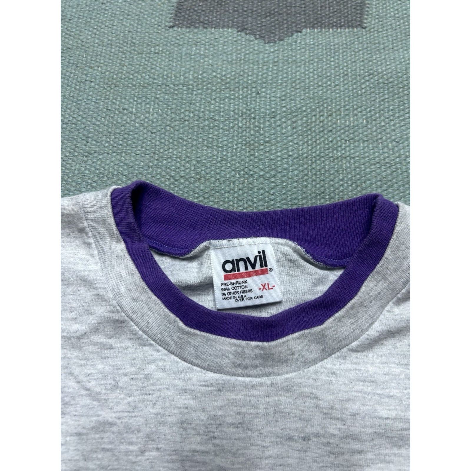 Anvil VINTAGE Anvil T-Shirt Washington DC Art Museum Capitol Tourist Cotton XL Gray Mens Size US XL / EU 56 / 4 - 6 Thumbnail