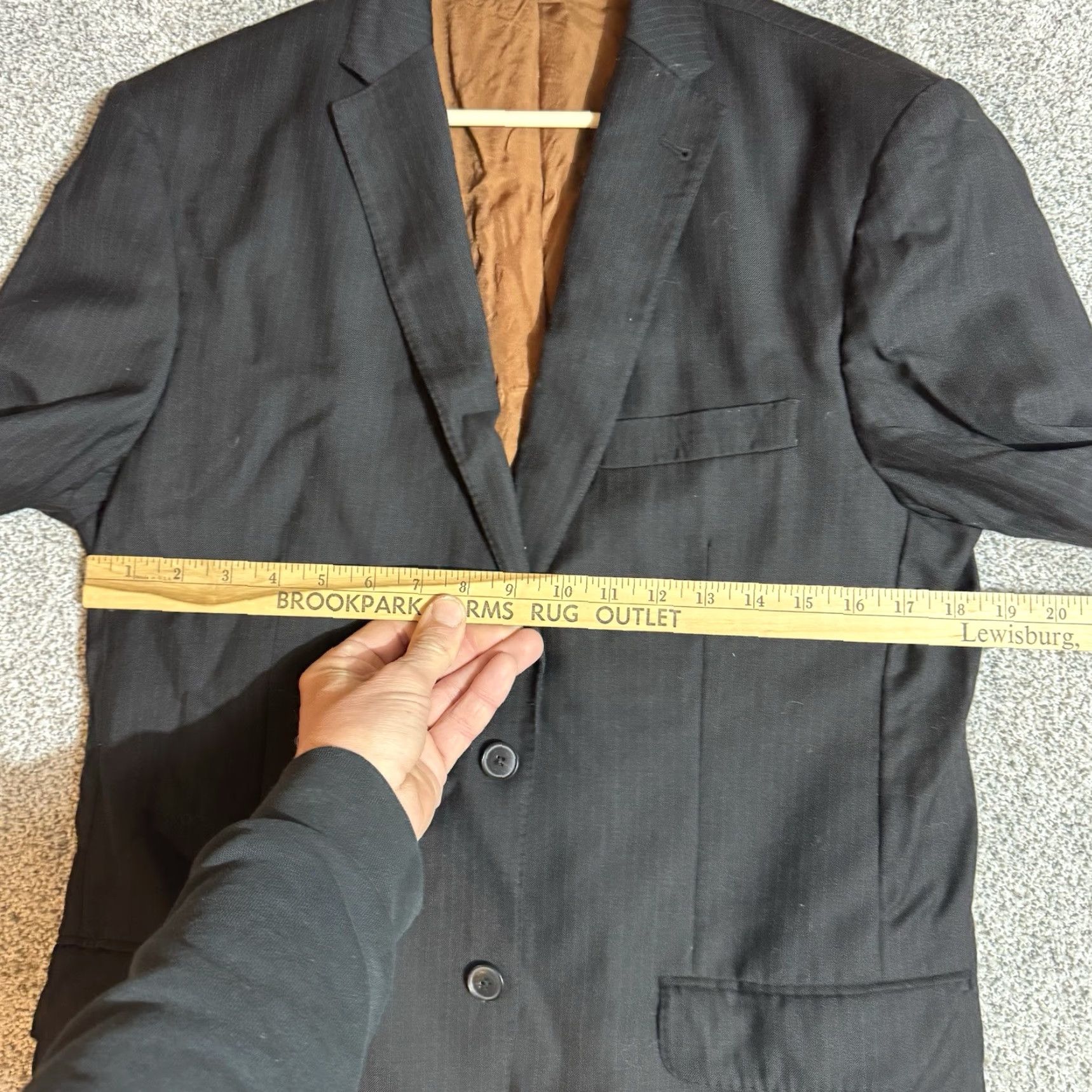 Jos. A. Bank Jos A Bank Sport Coat Men Size 41 RG Slim Fit Wool Pinstripe Office Preppy Size US XS / EU 42 / 0 - 3 Thumbnail