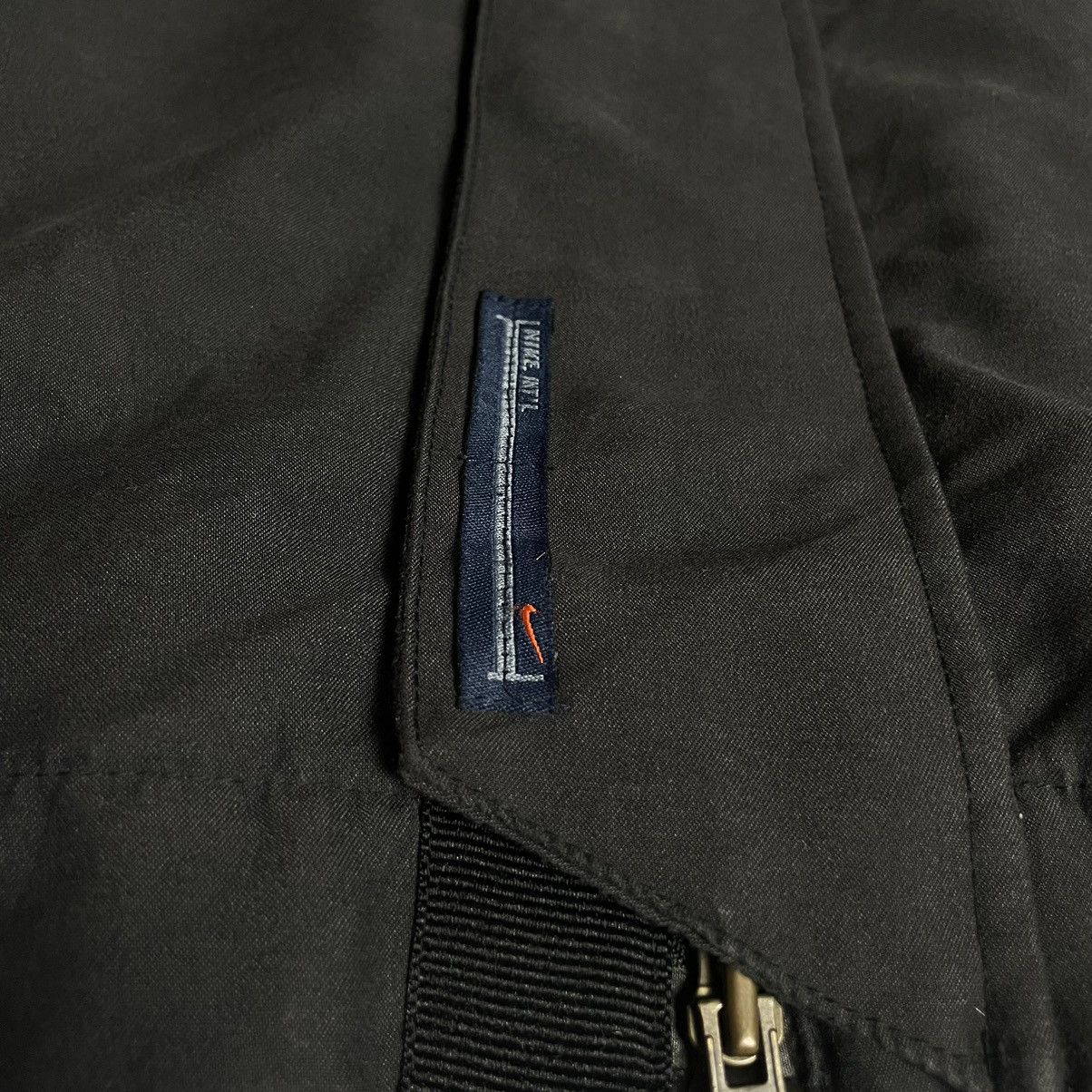 Nike Y2K NIKE SWOOSH BUTTON UP FULL ZIP LONG JACKET Size US XL / EU 56 / 4 - 11 Thumbnail