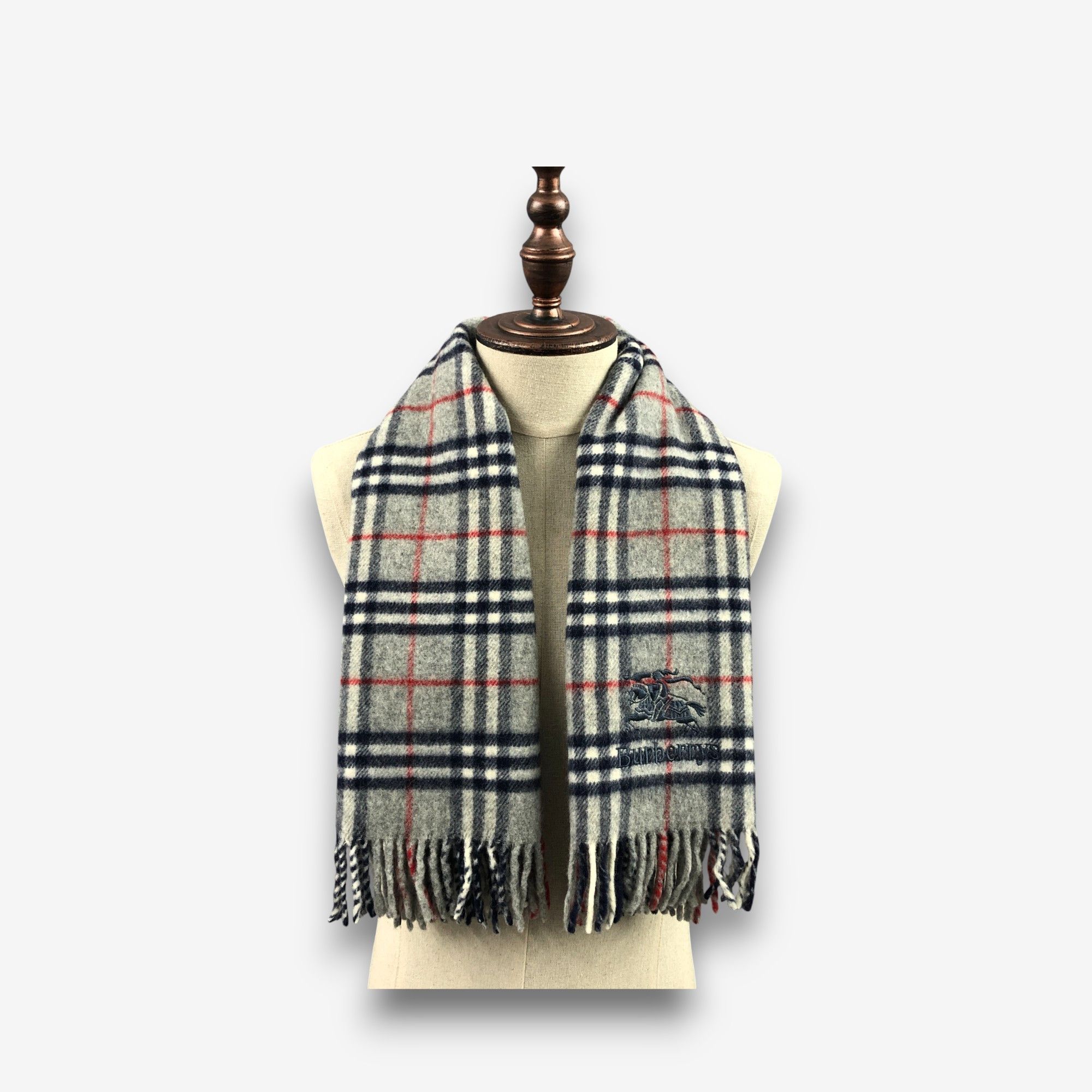 Burberry Vintage Burberry Scarf Muffler Wool Cashmere Scarves. Size ONE SIZE - 1 Thumbnail