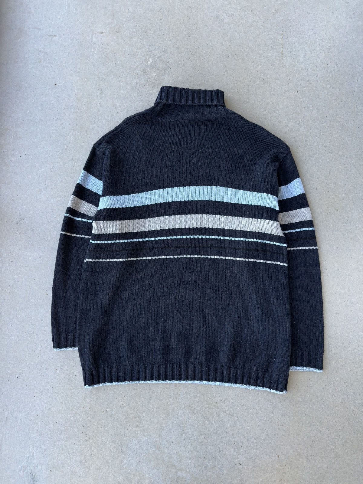 Southpole Vintage 2000s Southpole Striped Baggy Knit Sweater Size US XL / EU 56 / 4 - 2 Thumbnail