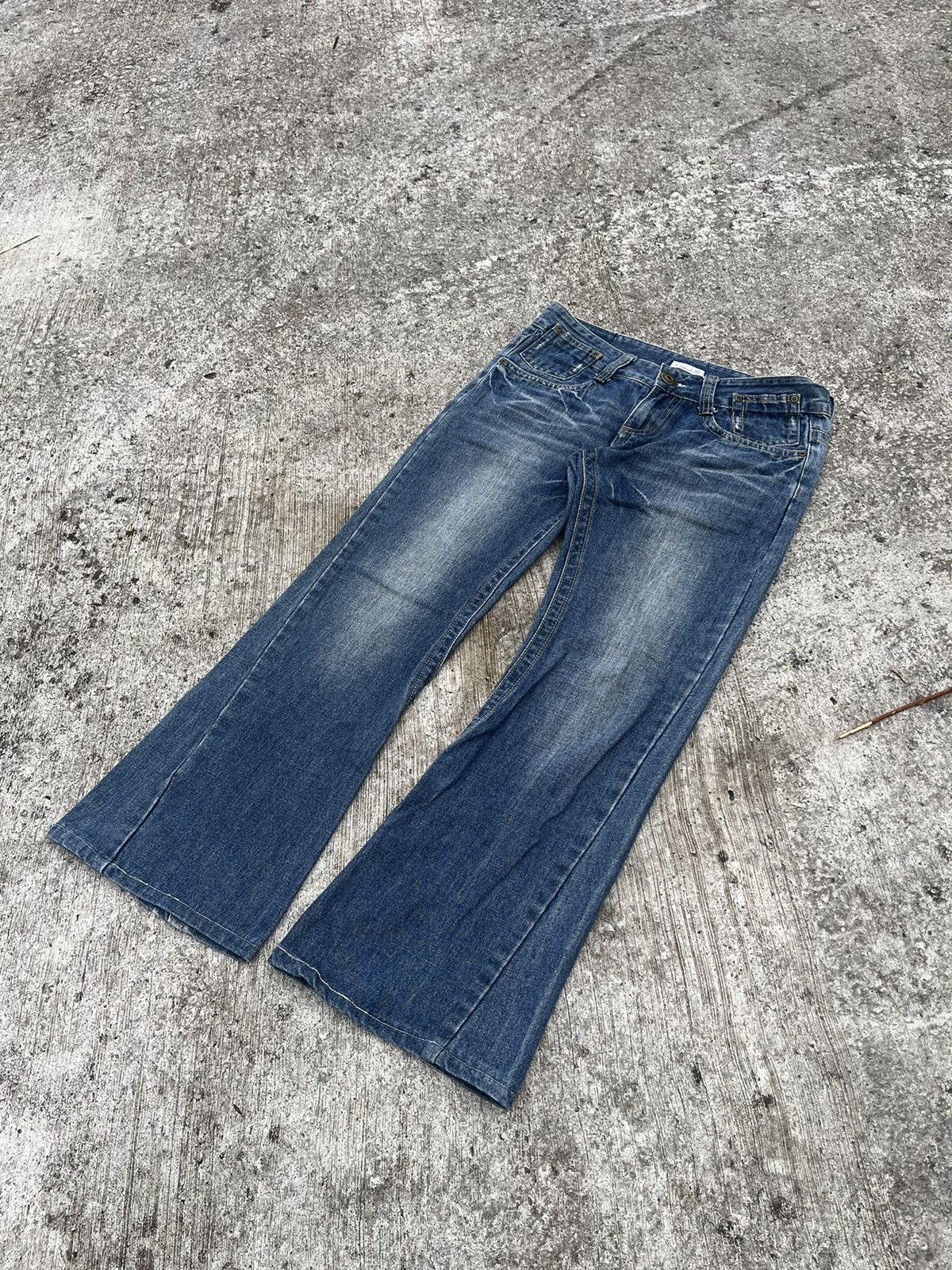 Japanese Brand Kapalili Denim Flare Bootcut Jeans Japanese Brand Size 33" - 5 Thumbnail