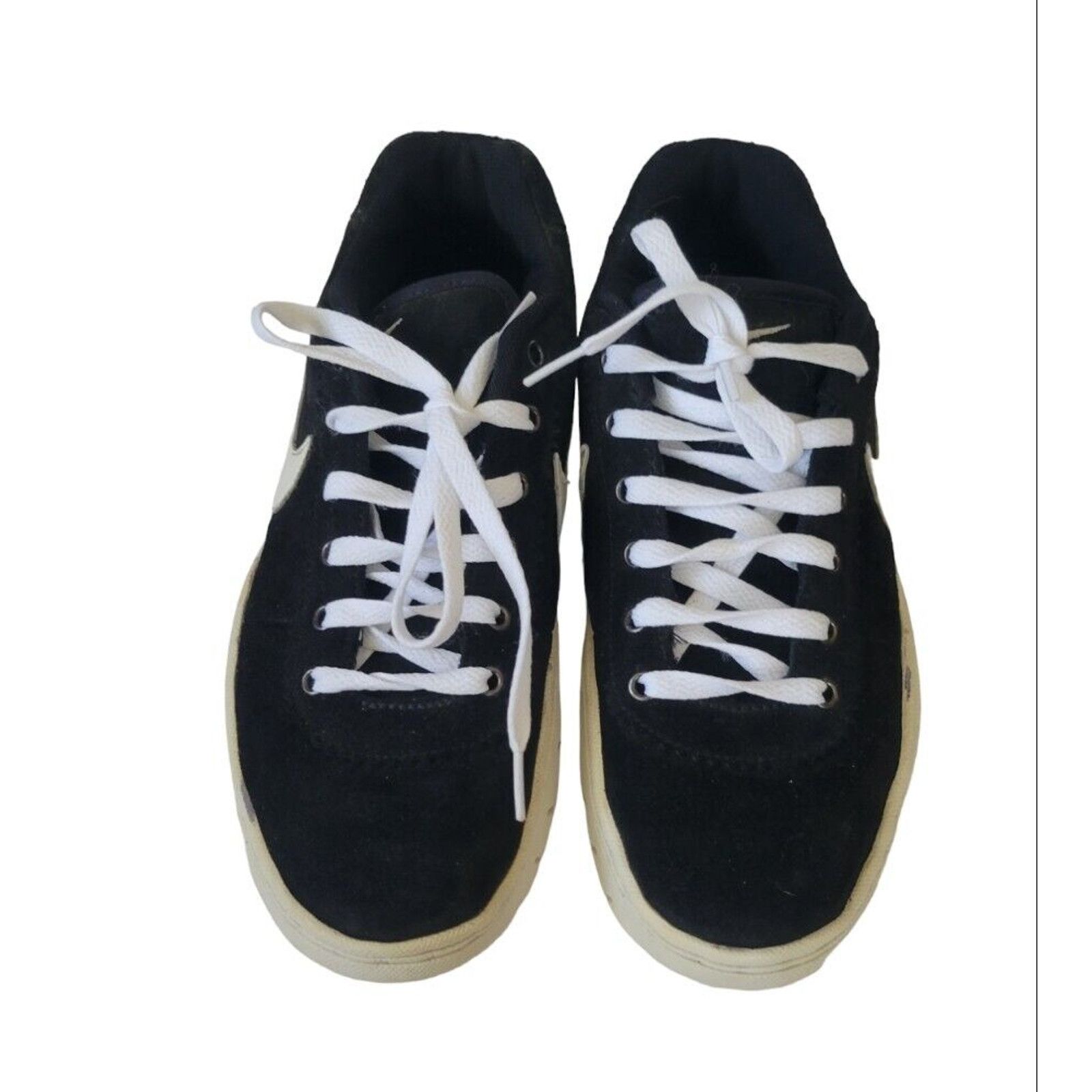 Nike Nike Black White Suede Men's Sneaker Shoes Size 9 Size US 9 / EU 42 - 3 Thumbnail
