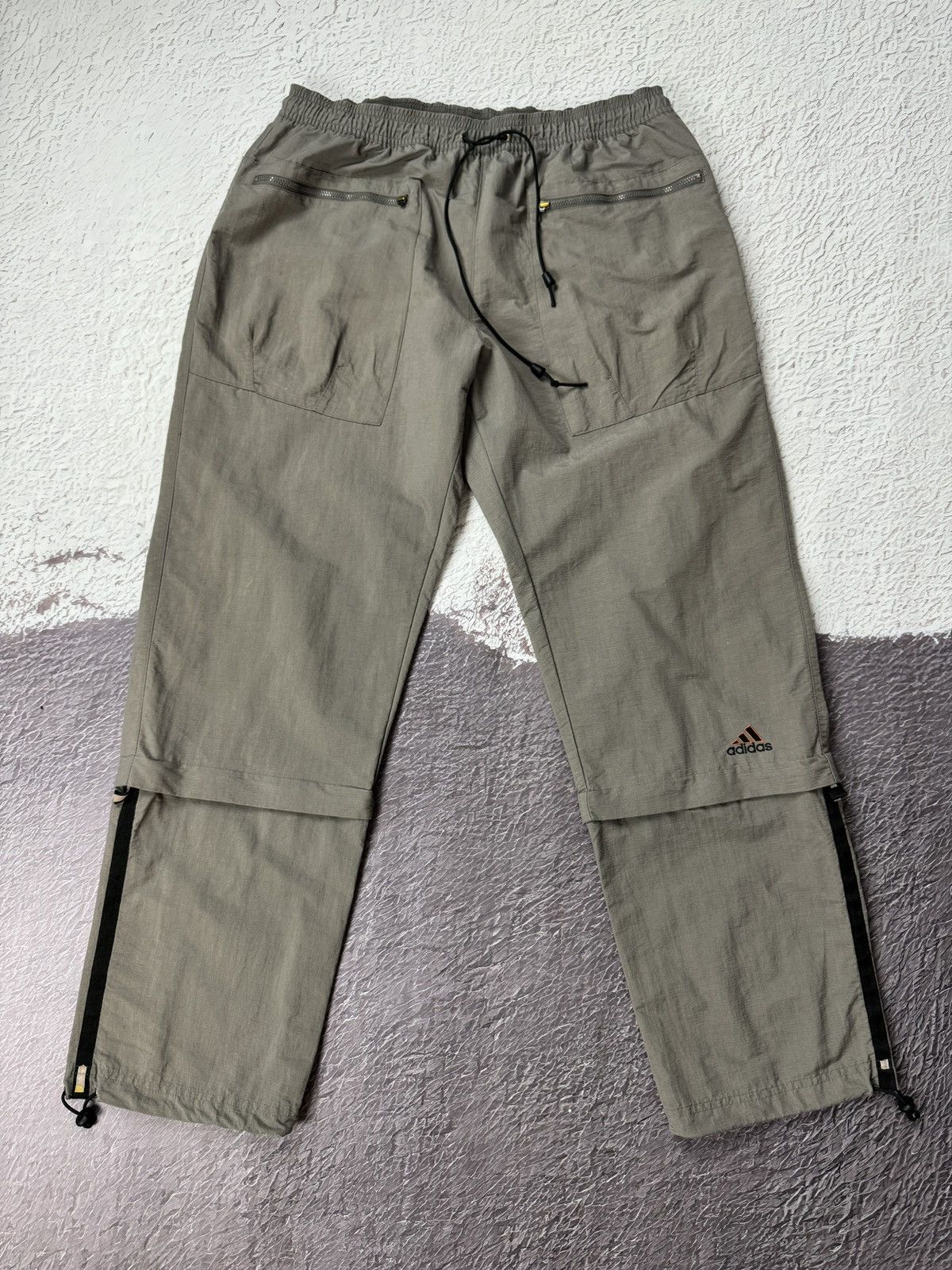 Adidas Adidas vntg y2k outdoor hiking 2 in 1 tightened track pants Size US 34 / EU 50 - 3 Thumbnail
