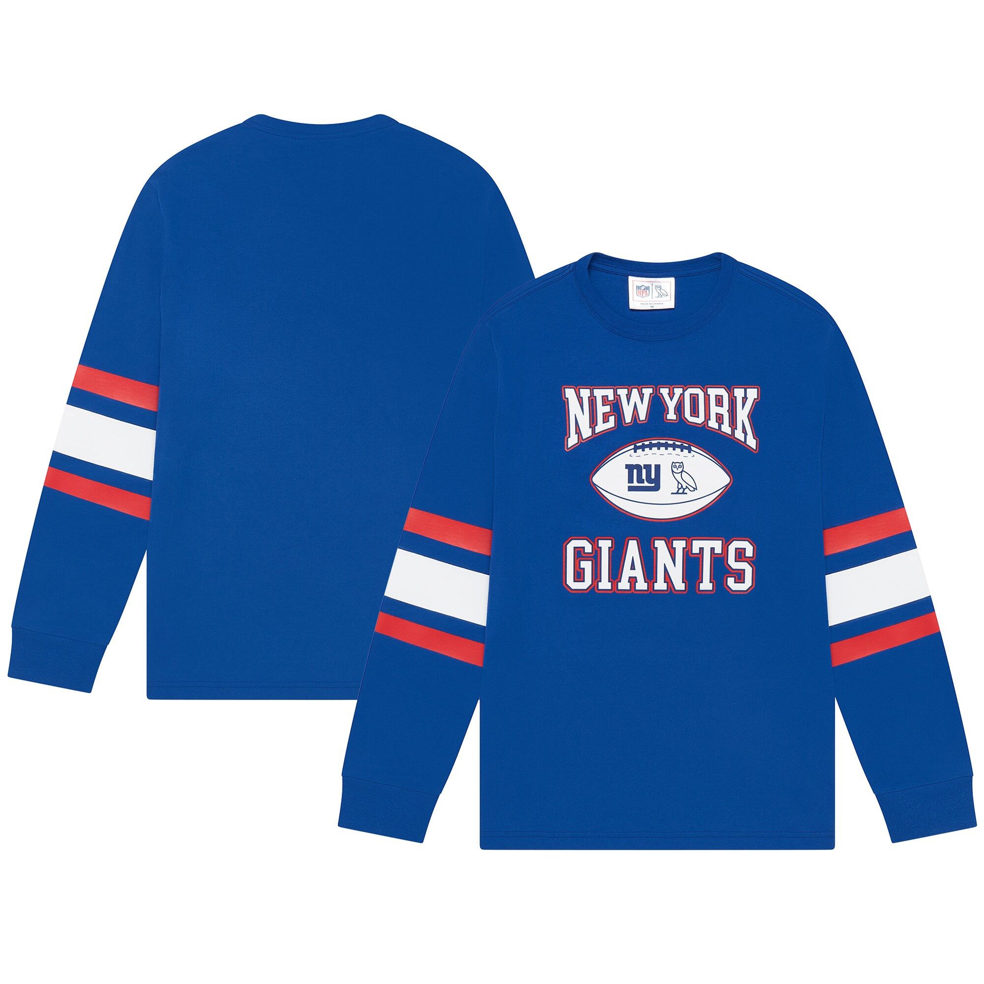 NFL × October's Very Own OVO x NFL New York Giants Longsleeve T-Shirt new with tags Size US M / EU 48-50 / 2 - 7 Thumbnail
