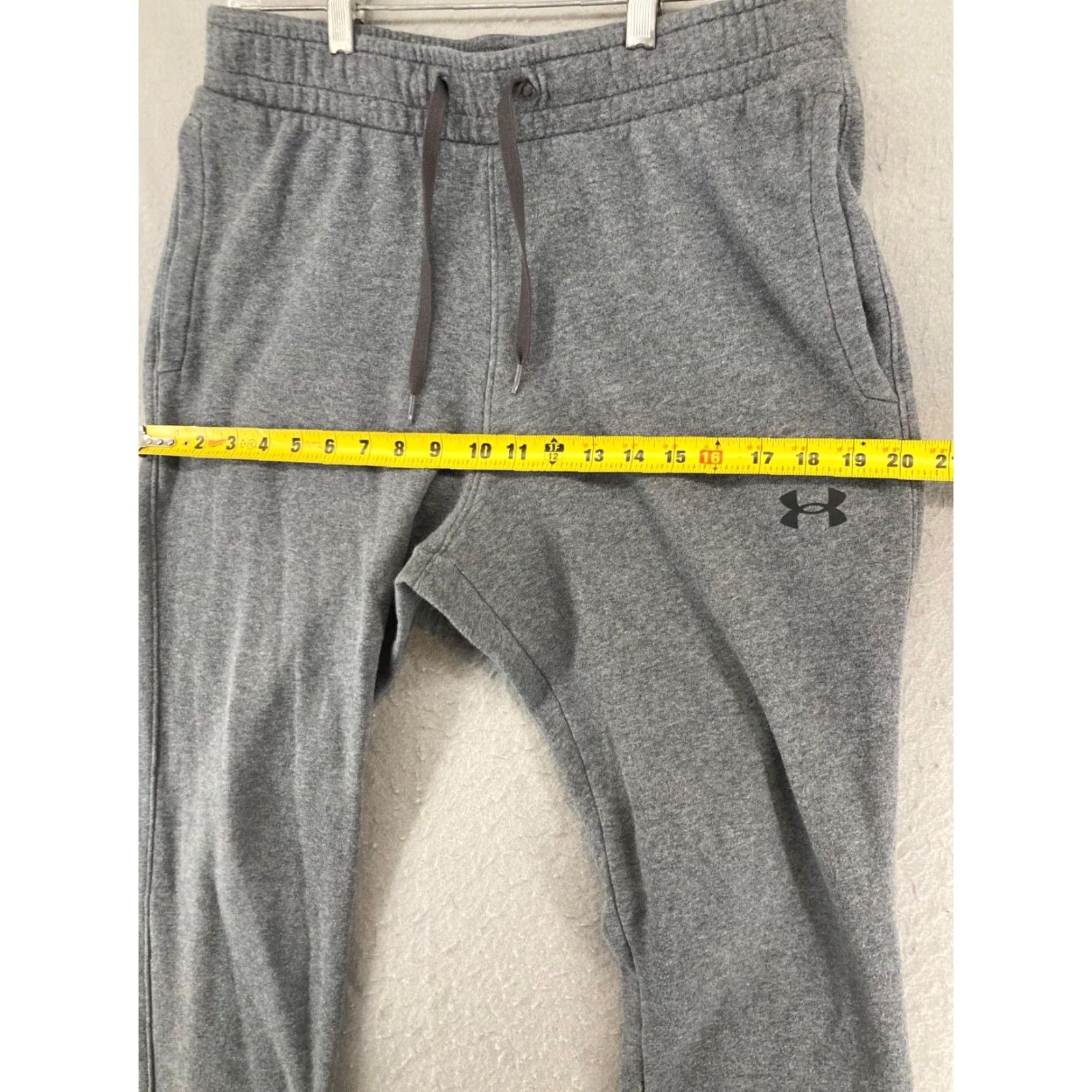 Under Armour Under Armour Sweatpants Womens Large Gray Pockets Drawstring Athletic Comfort Pants Size 36" / US 14 / IT 50 - 3 Thumbnail