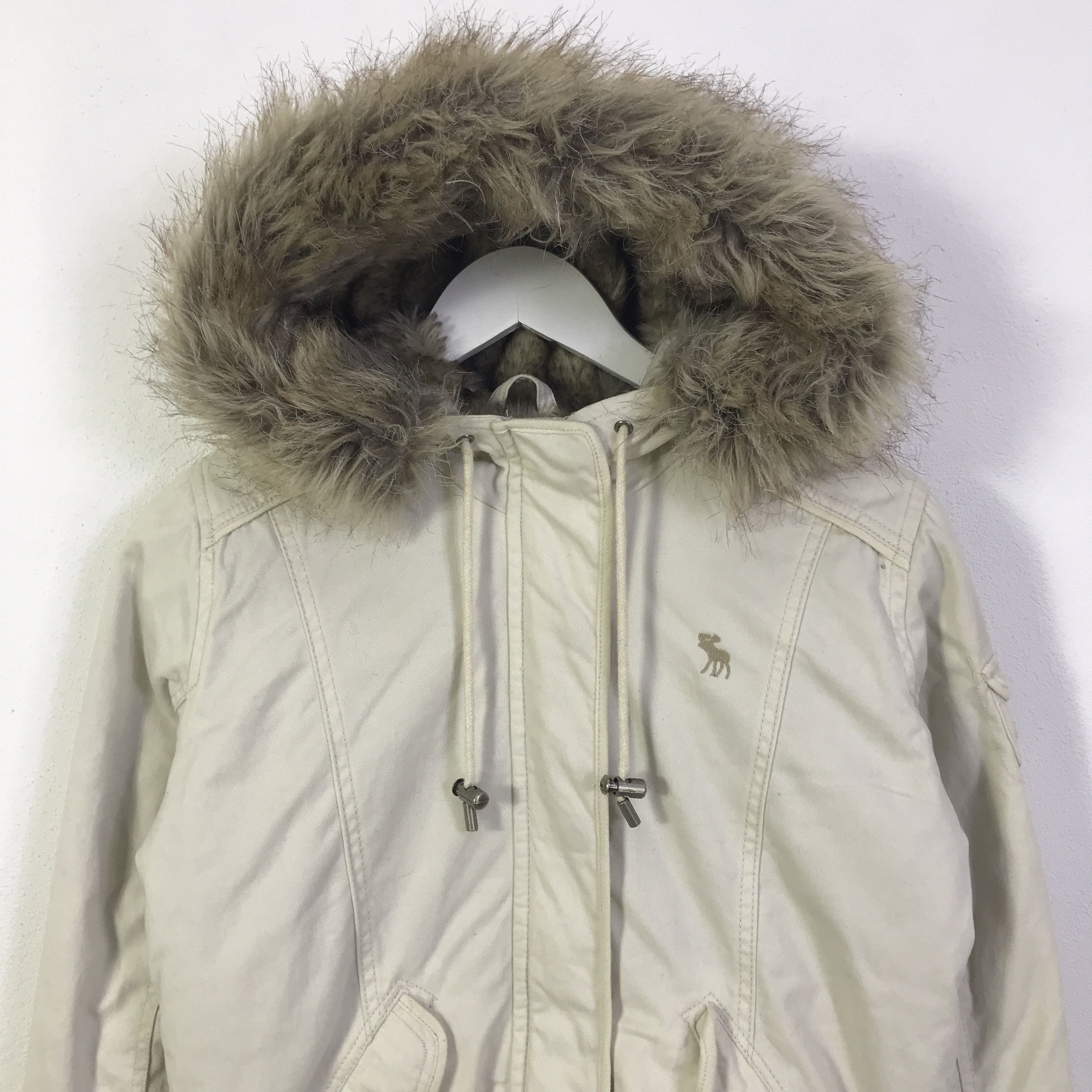 Abercrombie & Fitch abercrombie & fitch fur hoodie jacket K122B2 Size US S / EU 44-46 / 1 - 2 Thumbnail