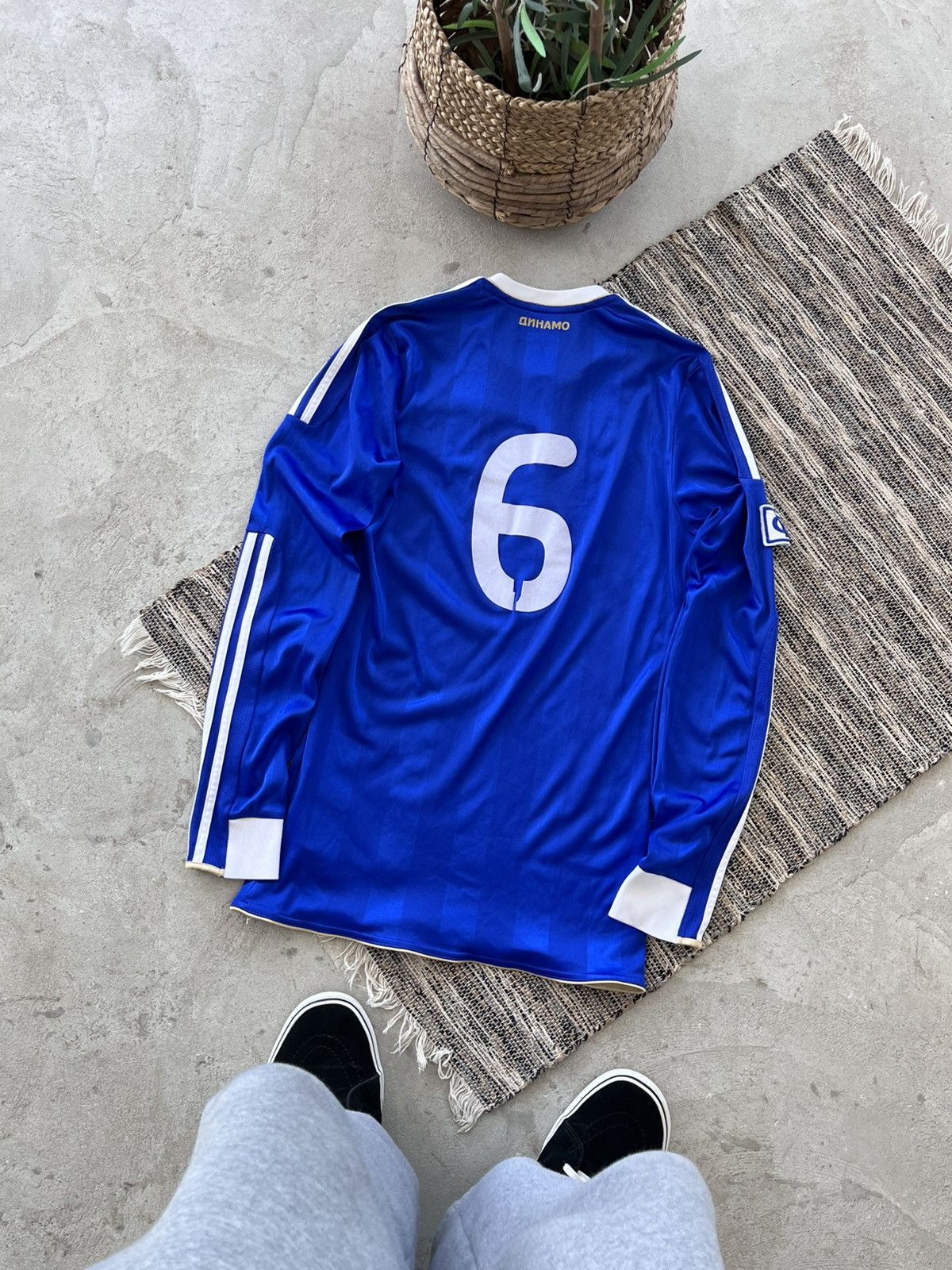 Adidas Vintage Adidas Dynamo Kyiv LongSleeve Jersey Blue 6 Football Size US S / EU 44-46 / 1 - 2 Thumbnail