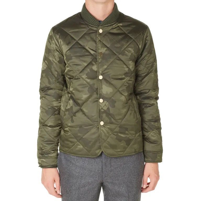 Officine Generale Officine Generale Camou Quilted Jacket Size US S / EU 44-46 / 1 - 3 Thumbnail