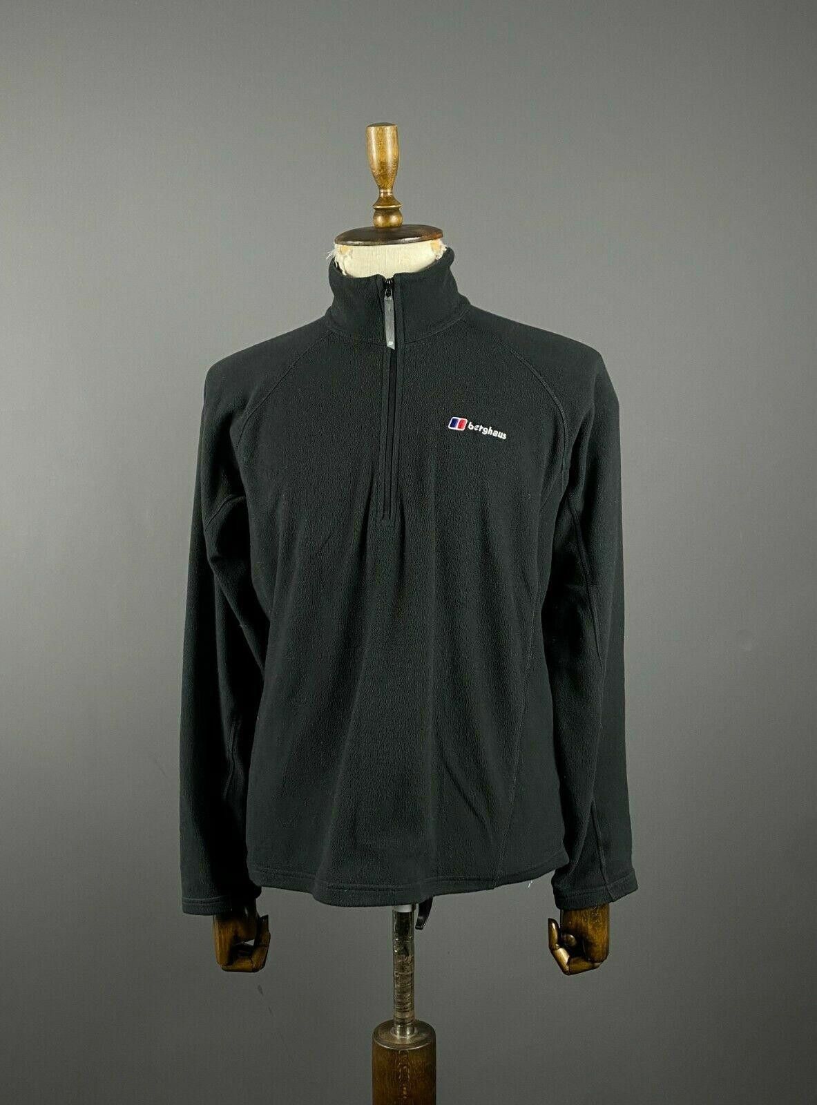 Berghaus Men Berghaus Black 1/4 Zip Long Sleeve Fleece Sweater Size L Size US L / EU 52-54 / 3 - 1 Thumbnail