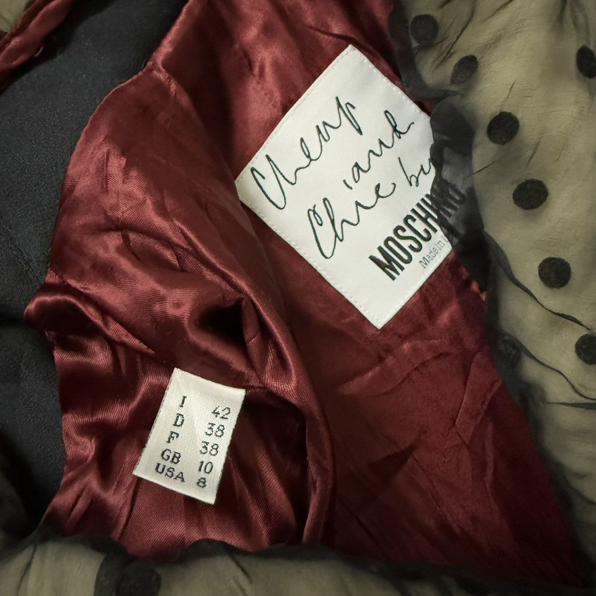 Love Moschino Vintage Moschino Cheap And Chic Coat Size XL / US 12-14 / IT 48-50 - 10 Thumbnail