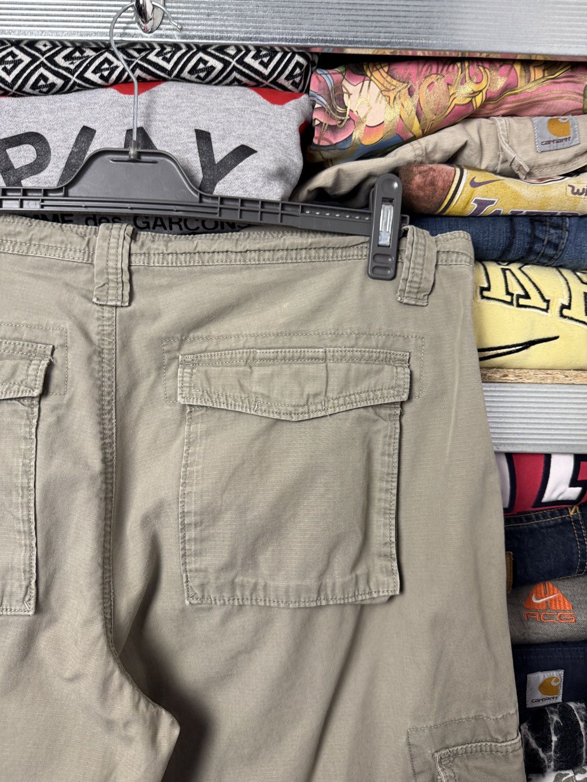 Japanese Brand Nike Vintage Cargo Pants Baggy Wide Japanese Size US 36 / EU 52 - 14 Thumbnail