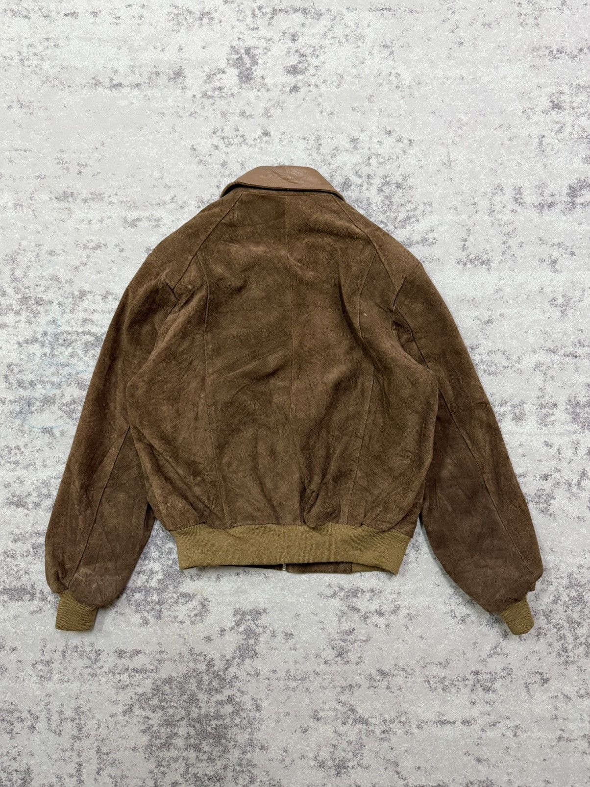 Leather VINTAGE LESTER PIEL MEXICO SUEDE LEATHER BOMBER JACKET Size US M / EU 48-50 / 2 - 12 Thumbnail