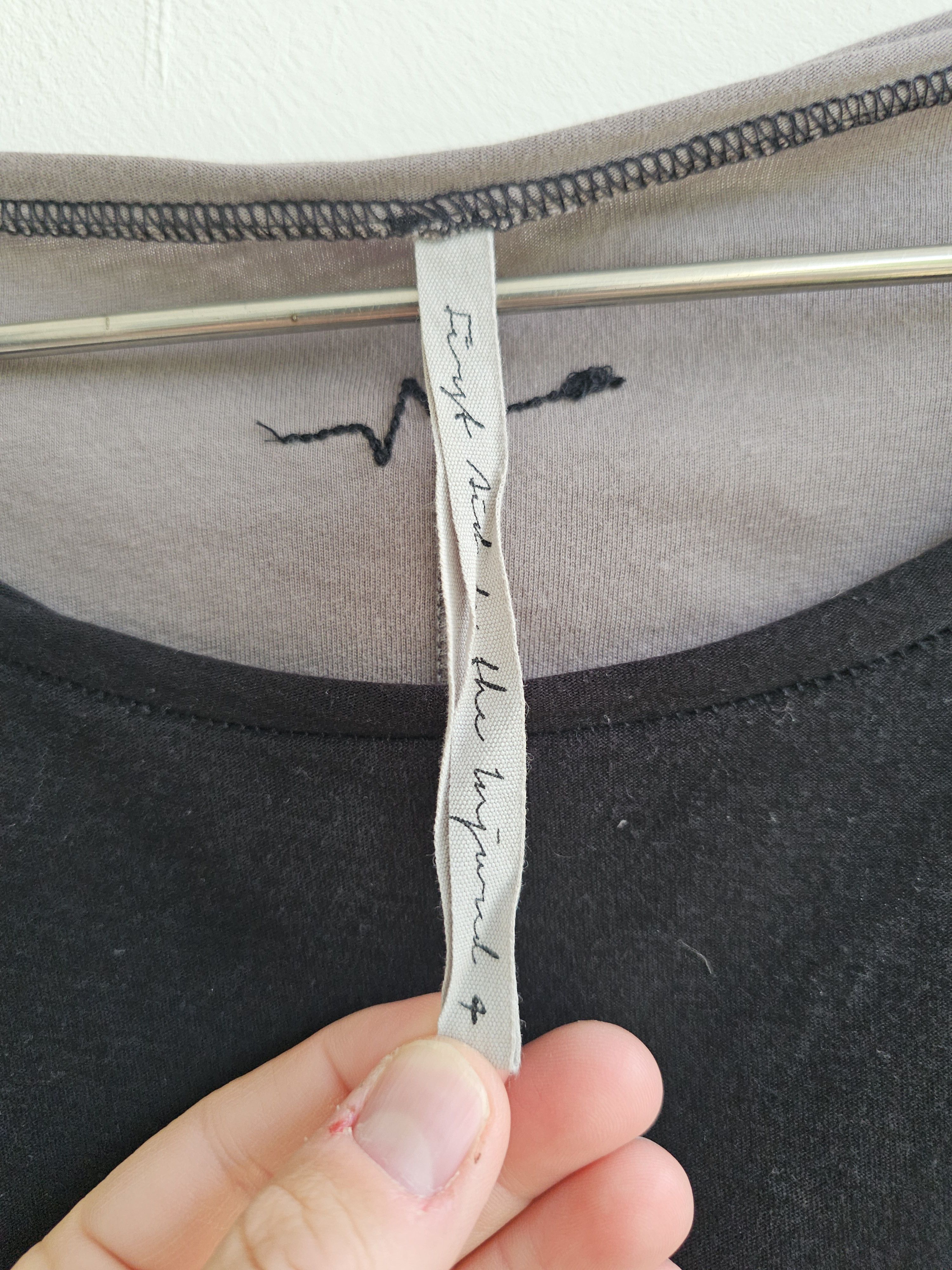 First Aid To The Injured Two-Sided T-Shirt with Asymmetric Hem Size US L / EU 52-54 / 3 - 2 Thumbnail